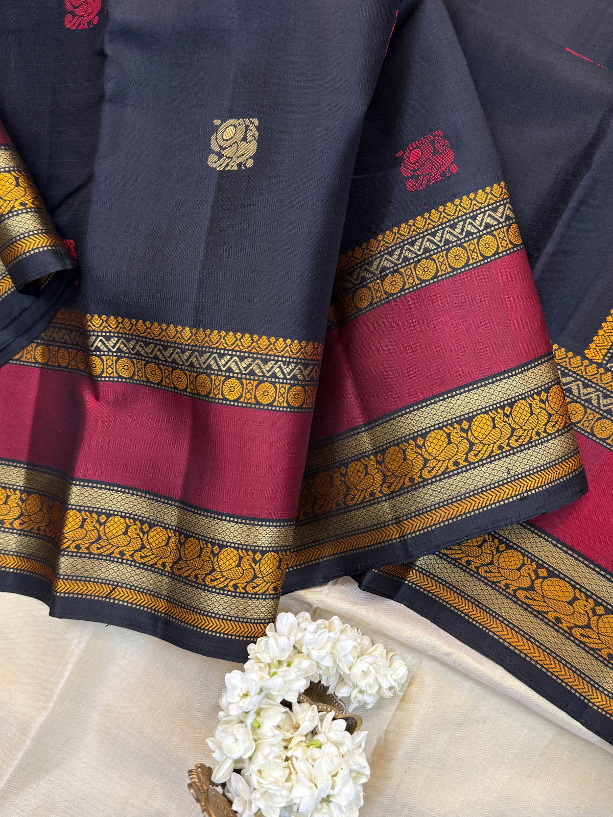 Soft silk-Thread work Kanjipuram clsa 11260
