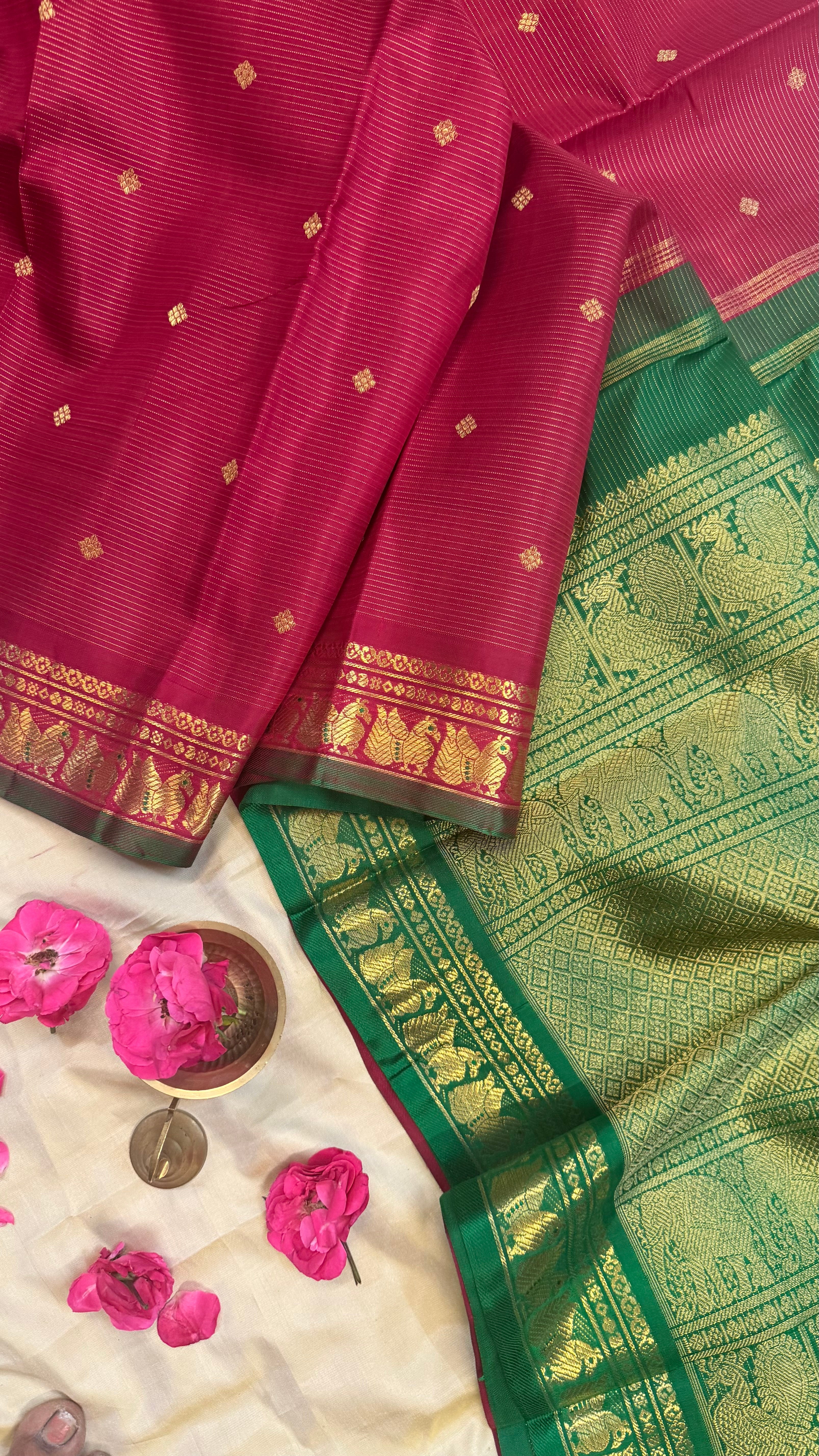 Araku Vairaoosi / Kanjipuram silk