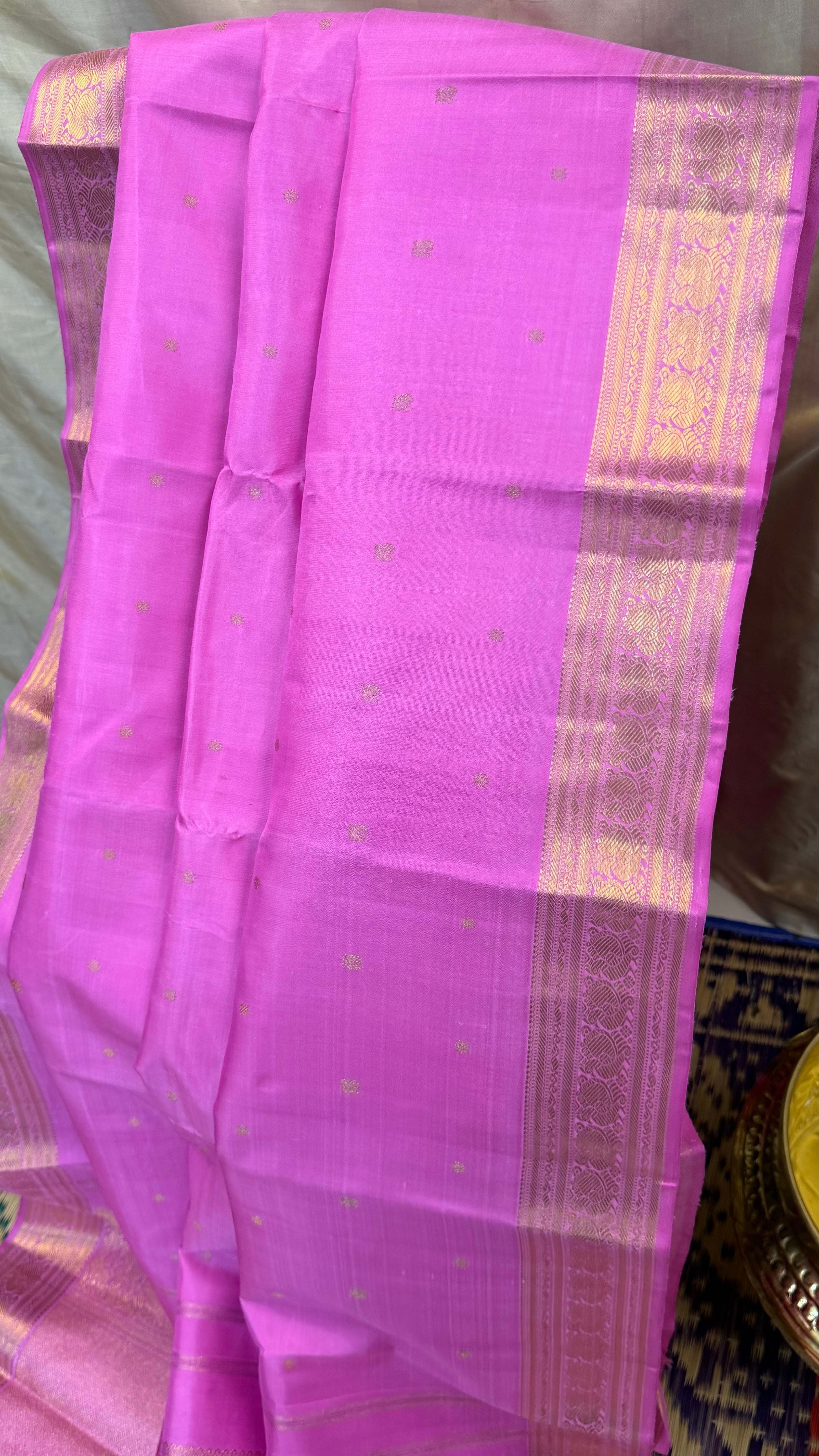 Swapnam: Roja pink Annam pet / Kanjipuram silk