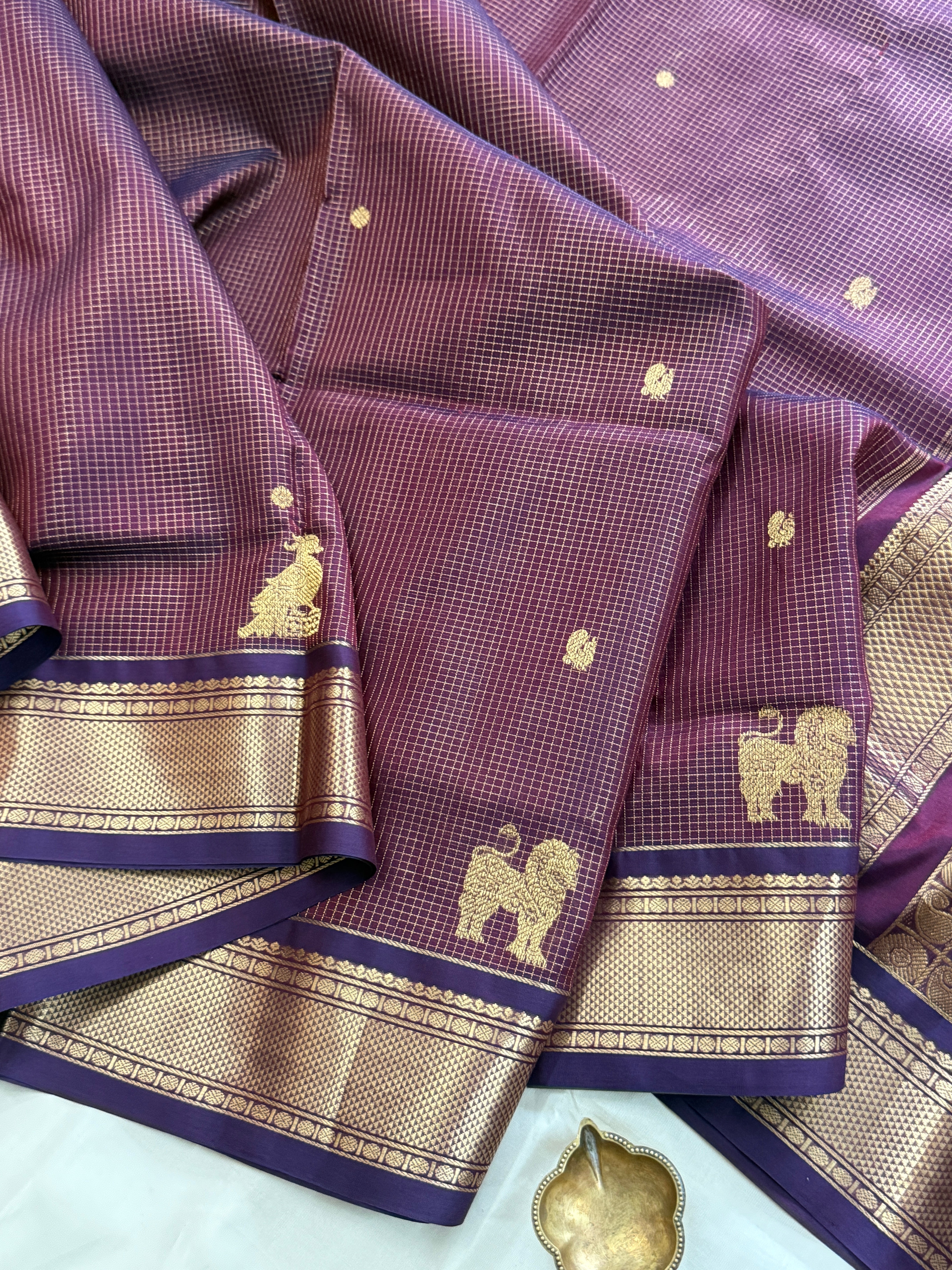 Paaku Zari kattam Silk cotton/ CLSA11491
