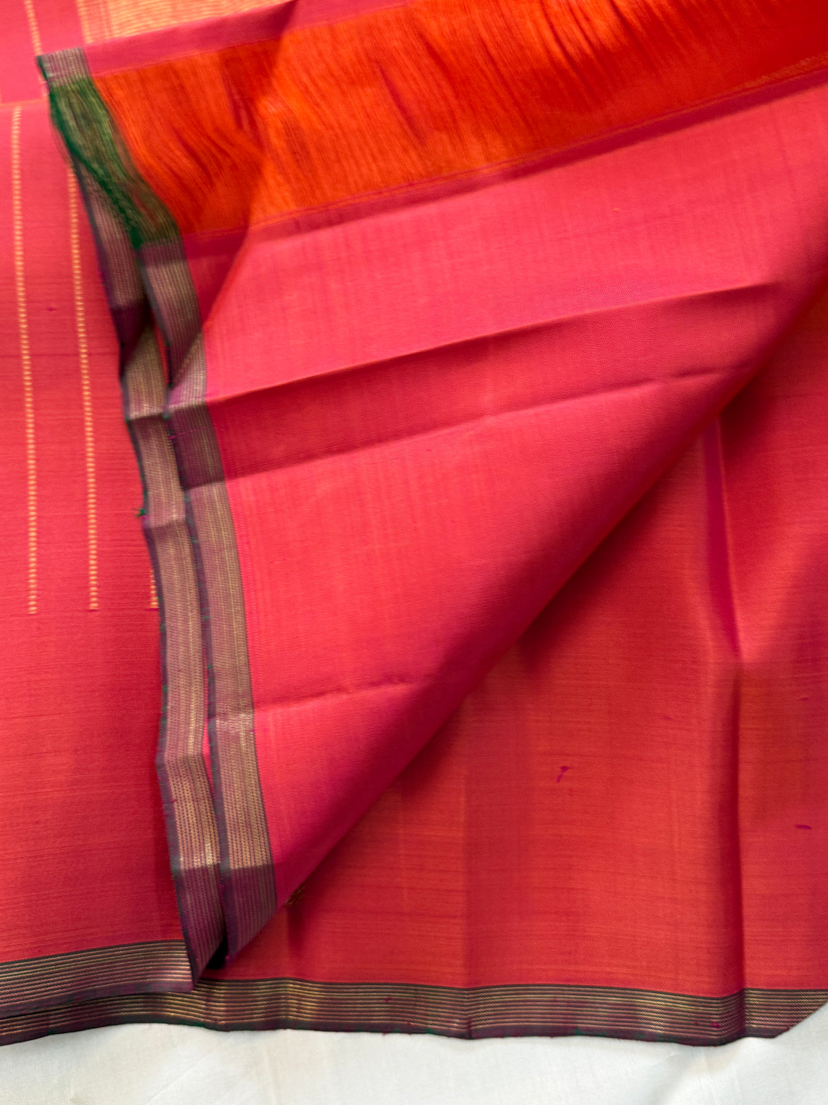 Kanagambaram border Annam Butta Kanjipuram silk /CLSA11591