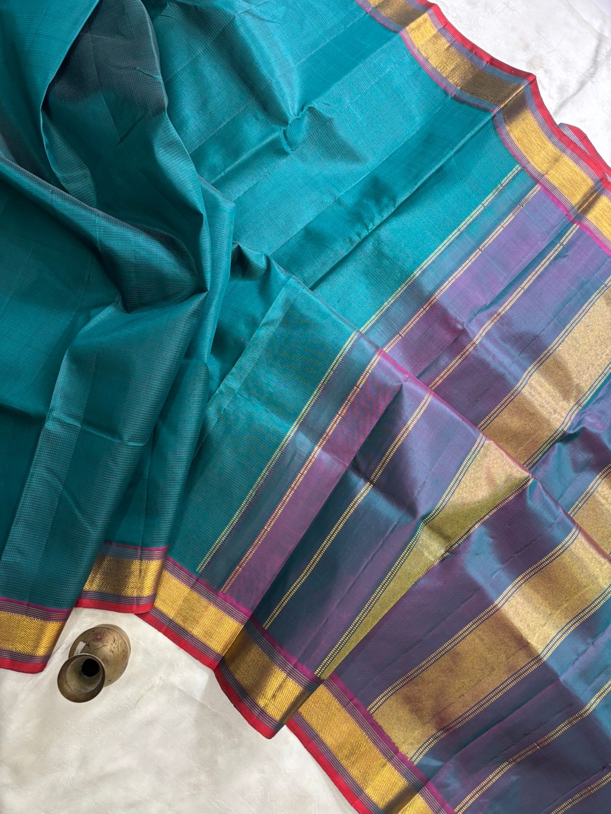 Ramar blue / simple Arani silk