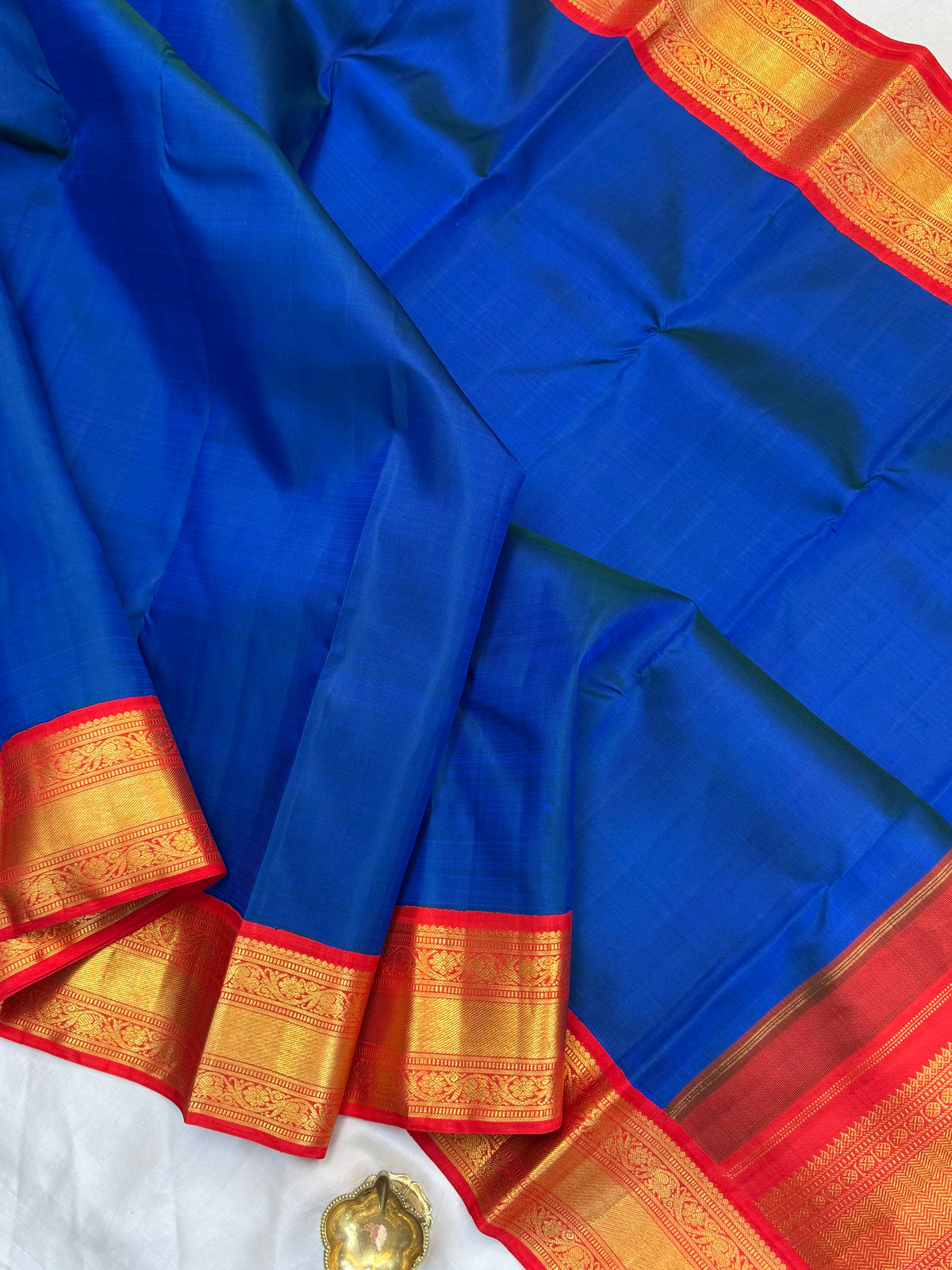 Aarani mayilkazhuthu Korvai/kanjipuram silk saree clsa 12864