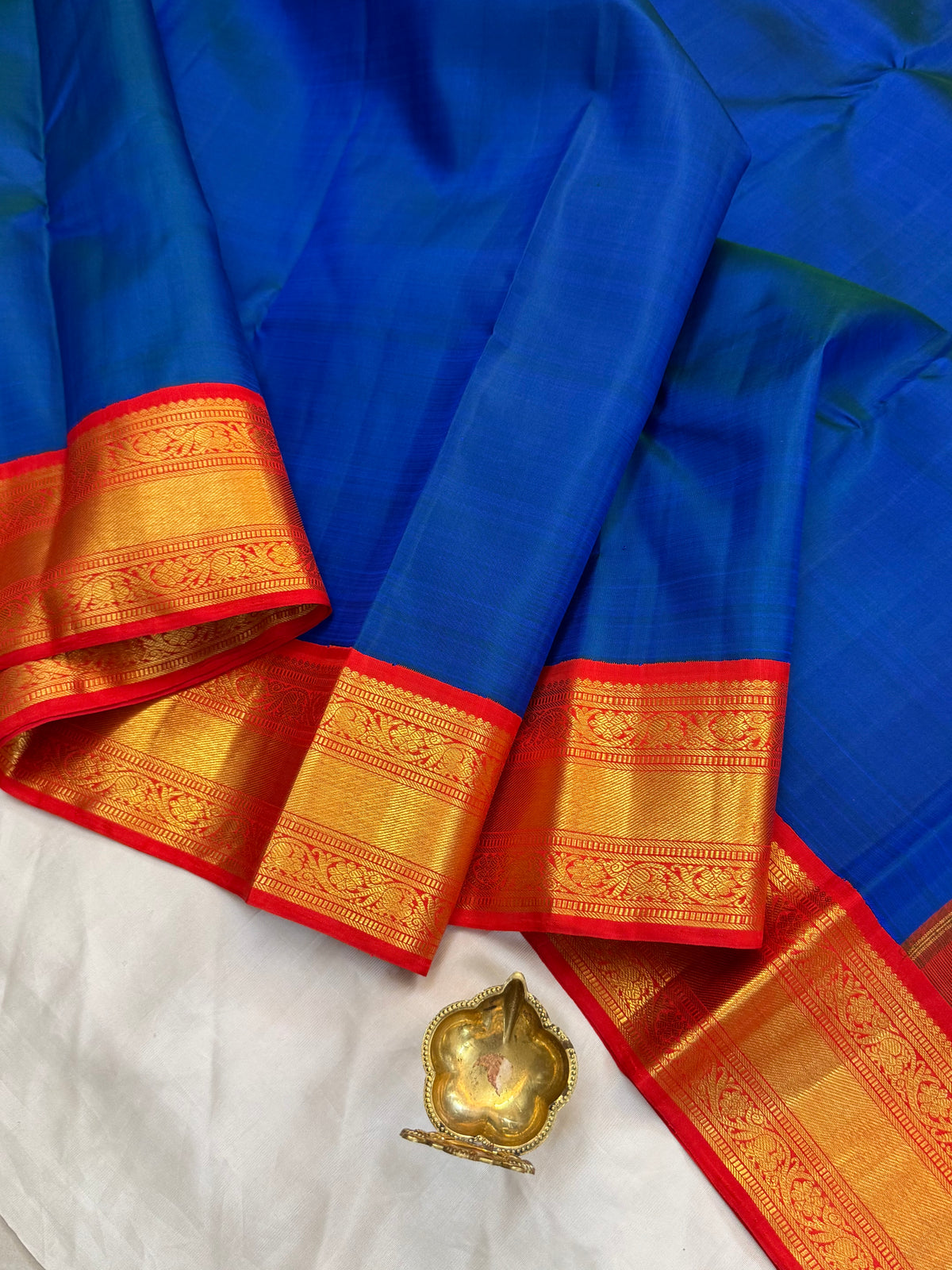 Aarani mayilkazhuthu Korvai/kanjipuram silk saree clsa 12864