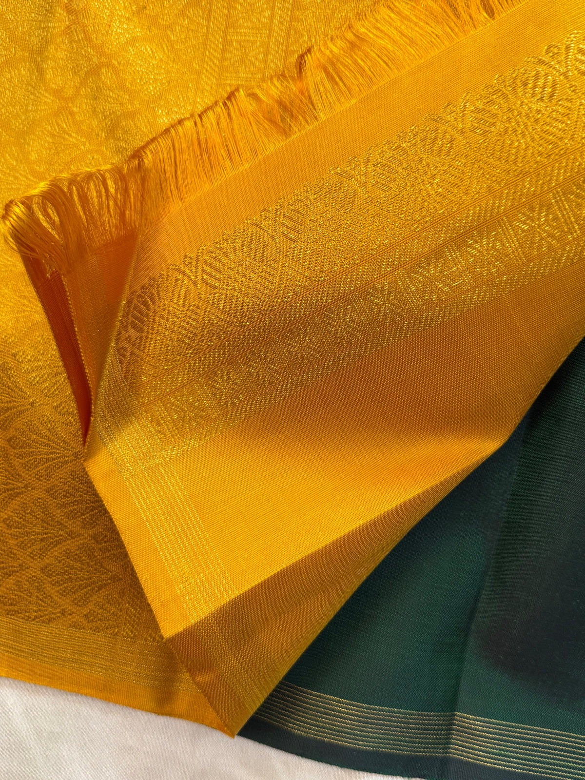 Green Lehariya kanjipuram silk saree CLSA13073