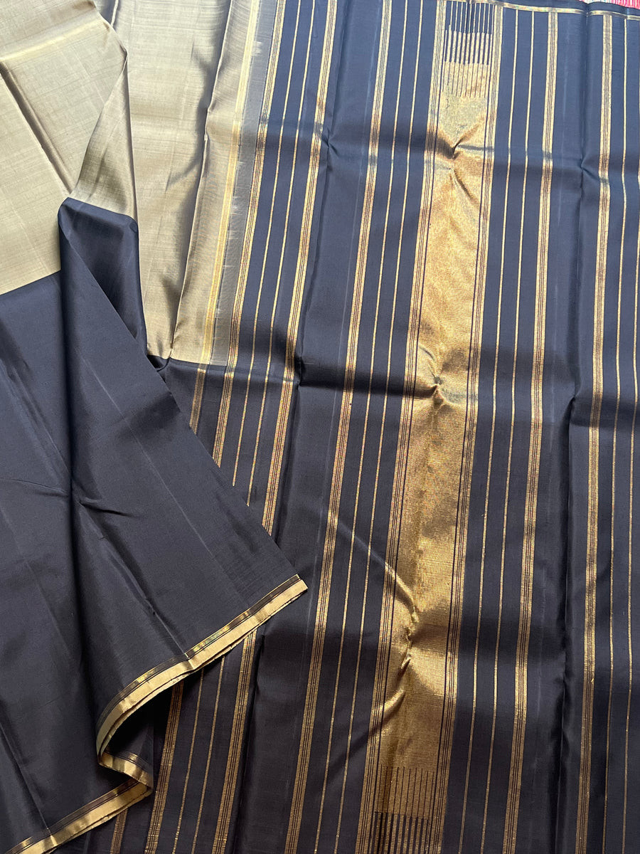Half and half Simple kanjivaram silk chithraloomsbyCK
