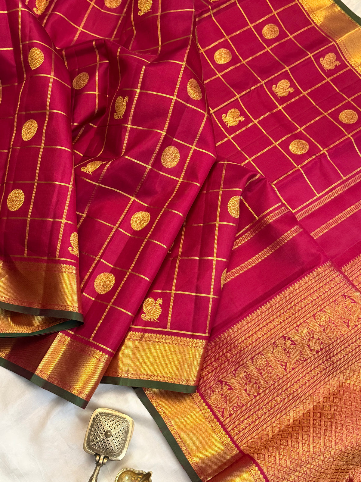 Aarani Kattam Butta kanjipuram silk saree CLSA 13023