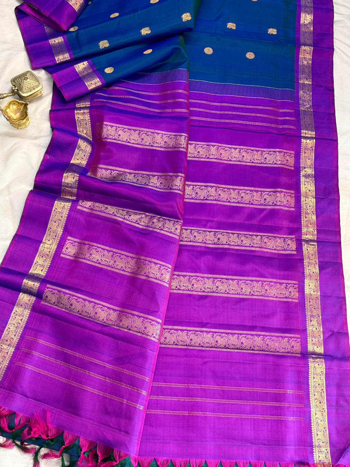 10yards kanjipuram silk saree CSLA13026