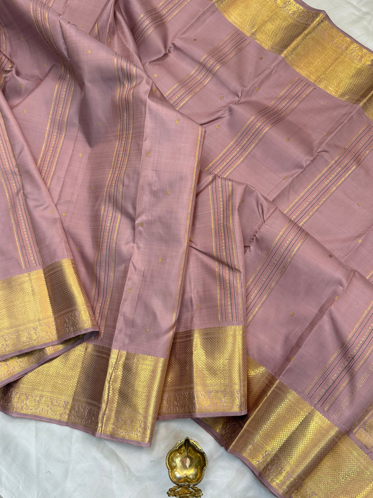 Aarani blush pink /kanjipuram silk saree clsa 12865