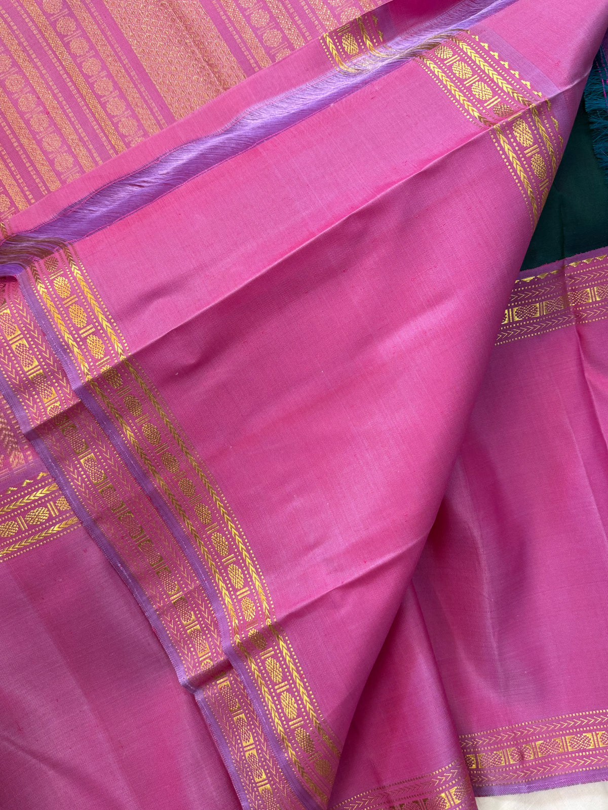 Aarani long border Korvai/kanjipuram silk saree clsa 12788