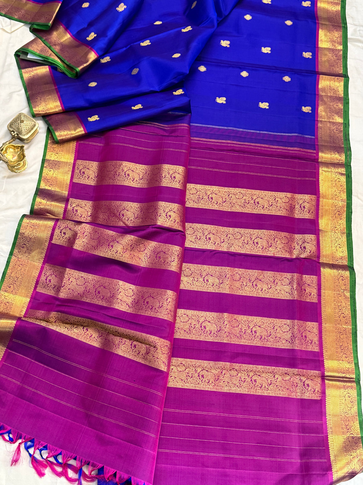 10yards kanjipuram silk saree CSLA12186