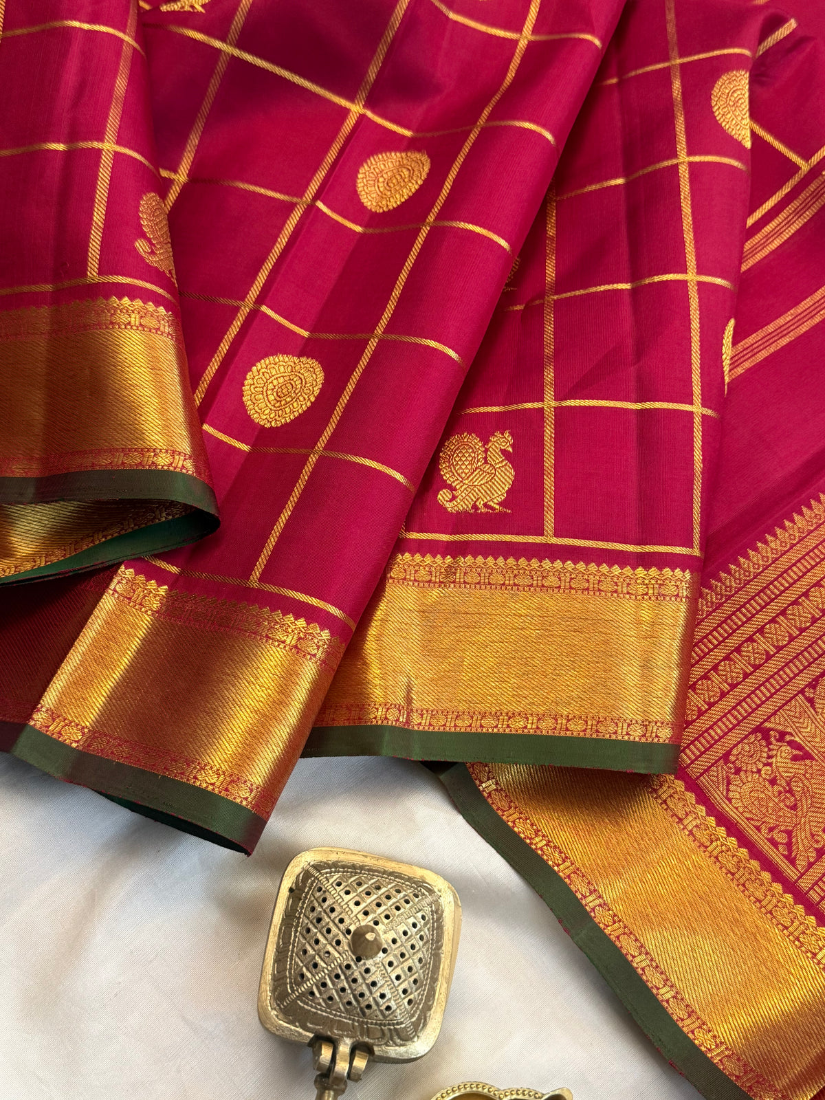 Aarani Kattam Butta kanjipuram silk saree CLSA 13023