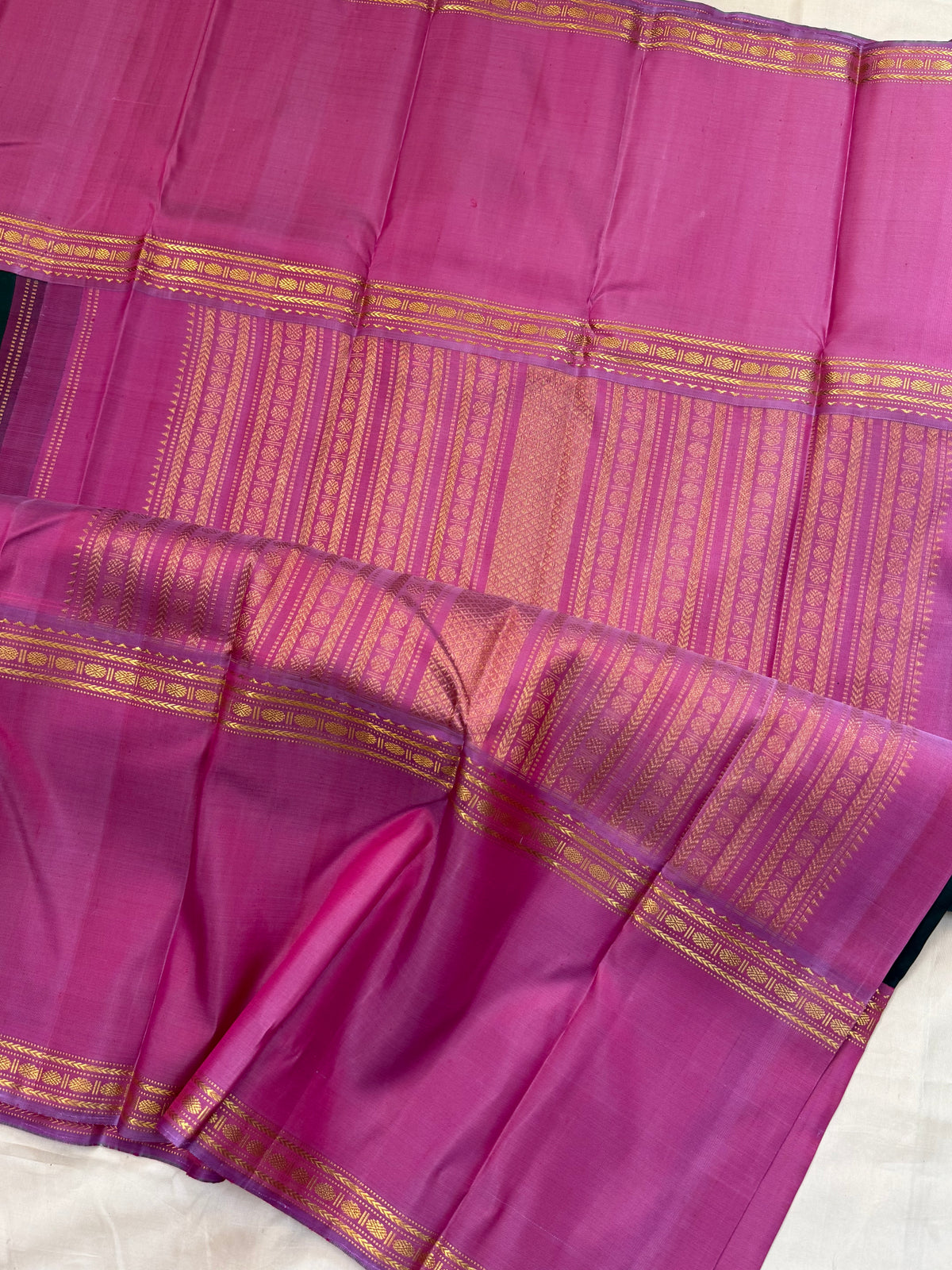 Aarani long border Korvai/kanjipuram silk saree clsa 12788