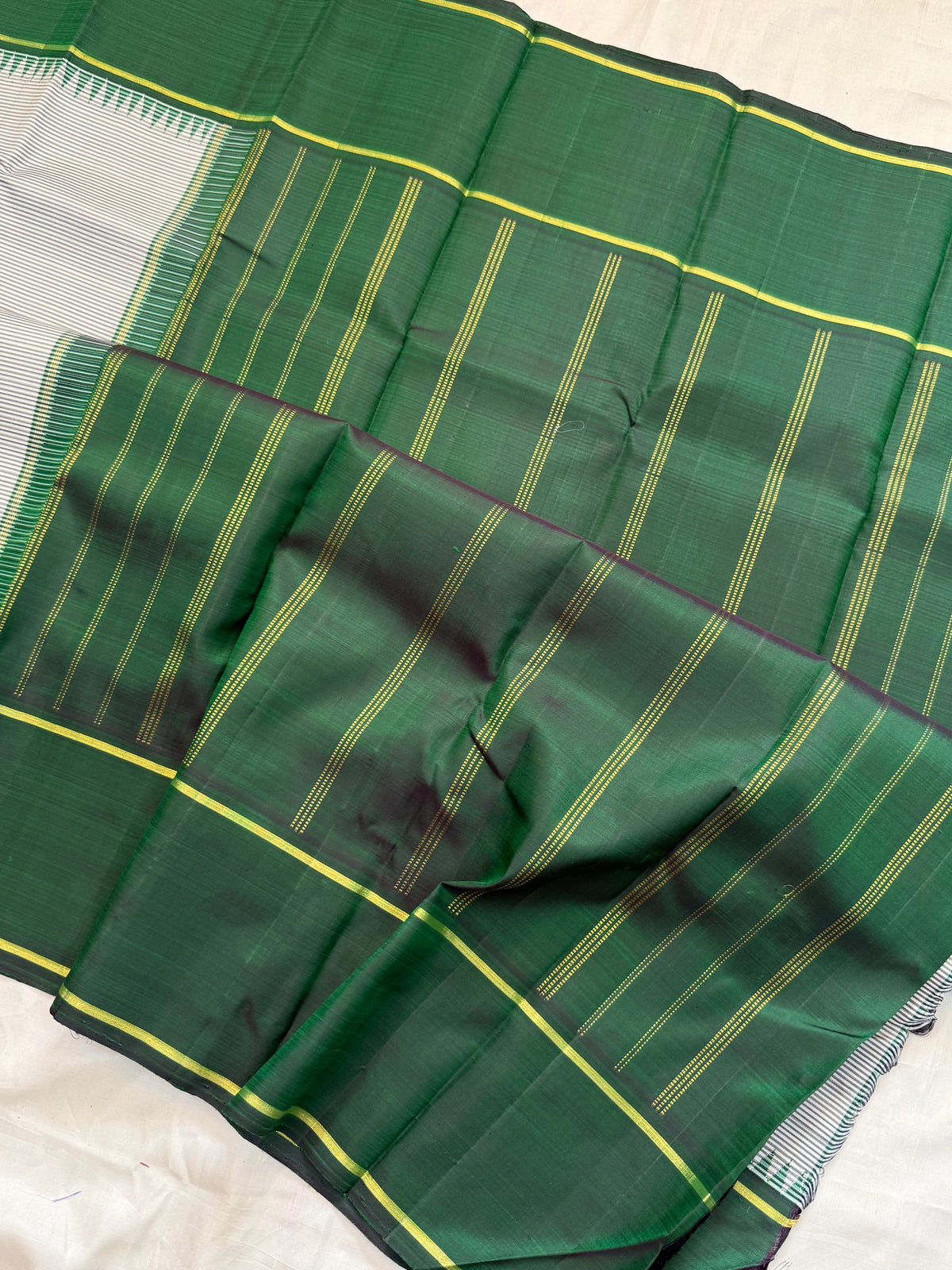 Aarani Korvai Rettapet /kanjipuram silk saree clsa 12731