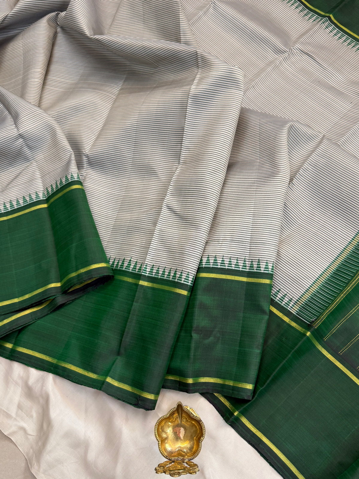 Aarani Korvai Rettapet /kanjipuram silk saree clsa 12731
