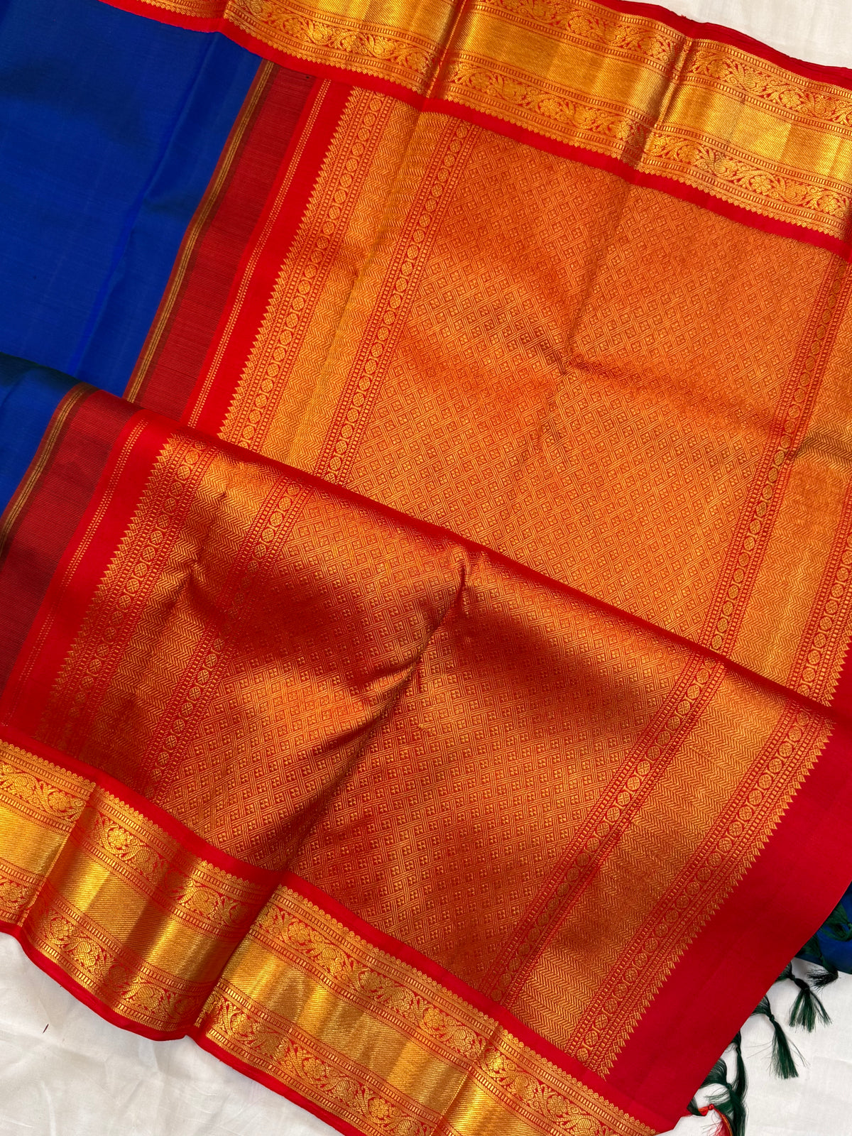 Aarani mayilkazhuthu Korvai/kanjipuram silk saree clsa 12864