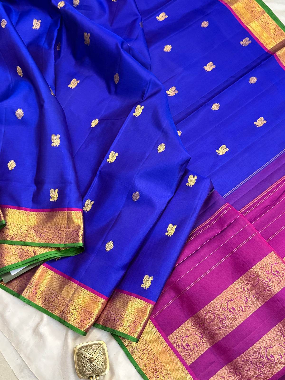 10yards kanjipuram silk saree CSLA12186