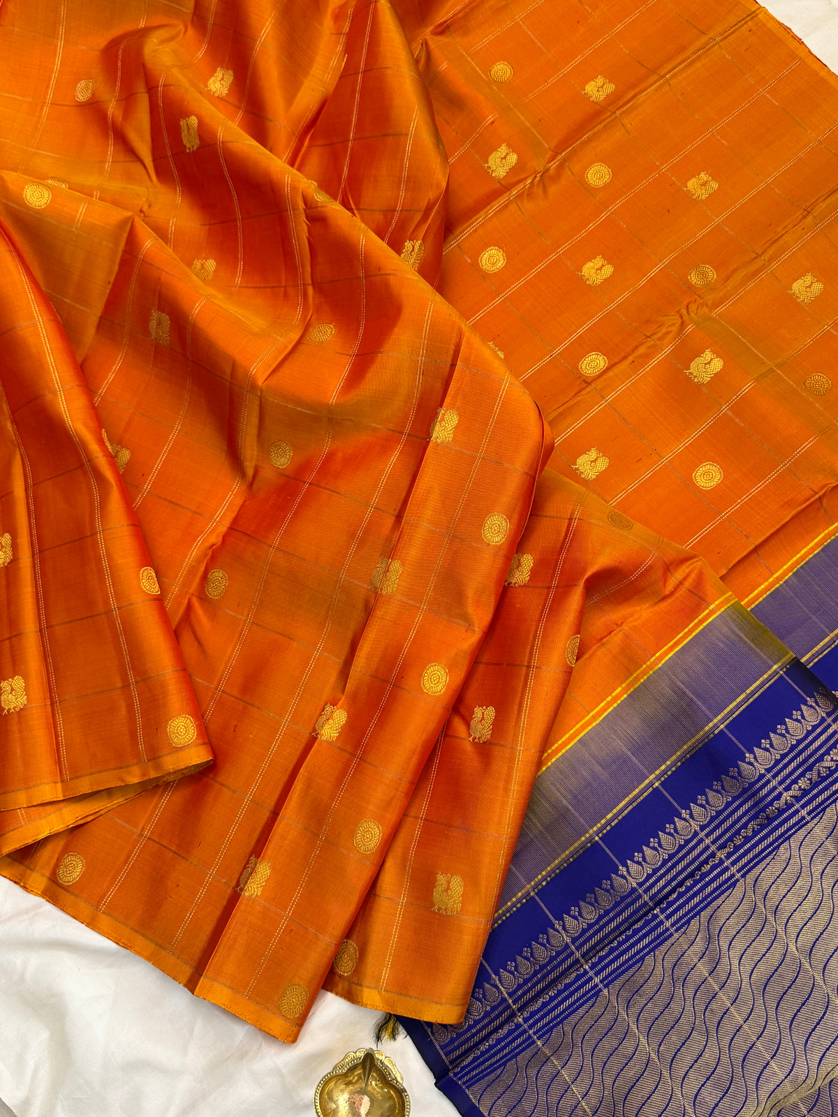 Aarani Simha body Zari kattam butta/kanjipuram silk saree clsa 11153