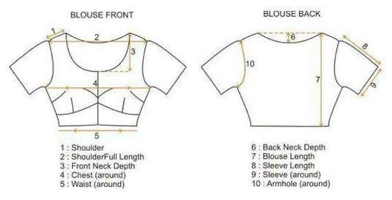 Blouse stitching pattern