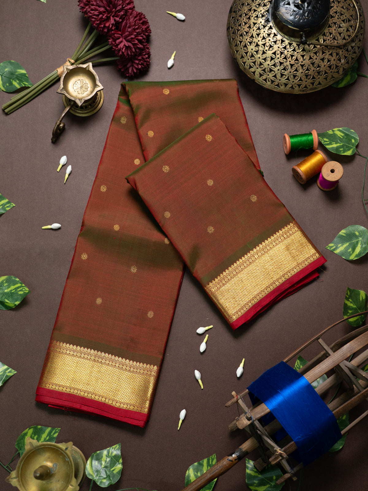 Maanthulir dense pet pure Kanjipuram Silk Saree CLSA10821