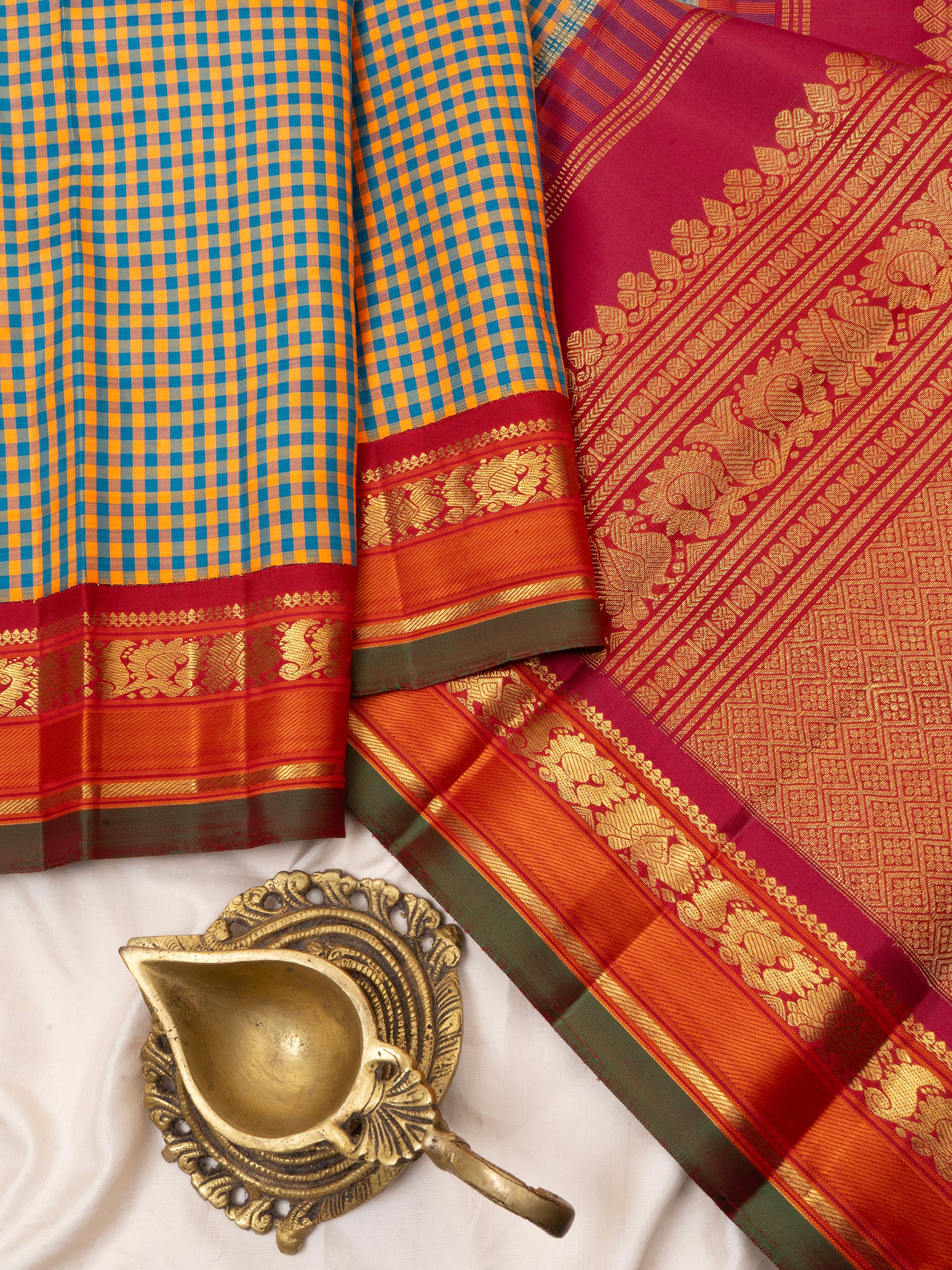 Saraswathi revival saree : Kanjipuram silk Saree CLSA6982