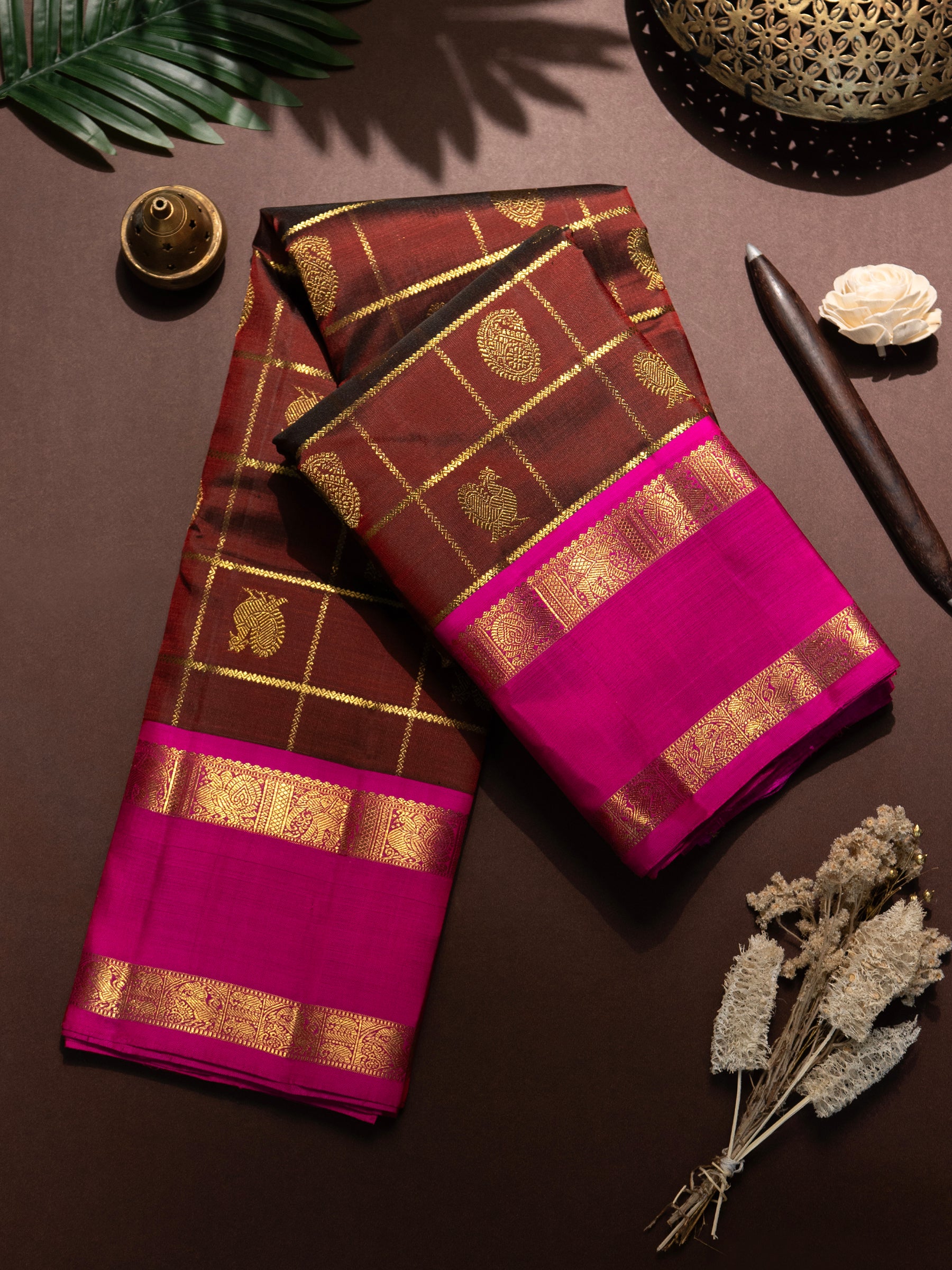 Bridlal edit : Paaku Kattam Butta / Kanjipuram Silk Saree CLSA8457