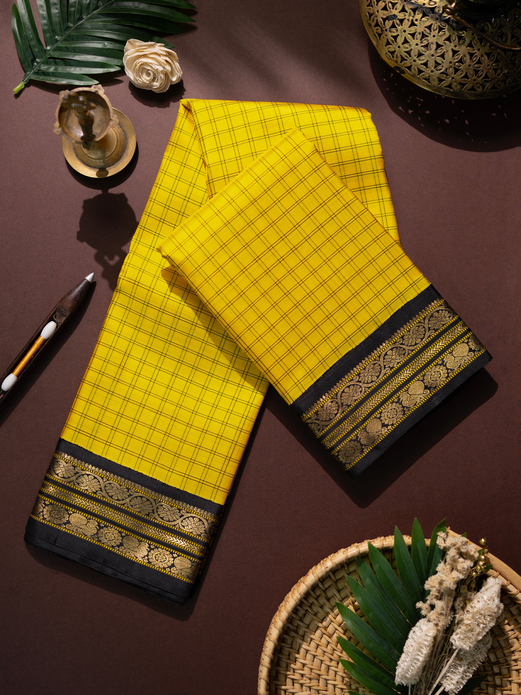 Vintage revival Korvai  pure Kanjipuram Silk Saree CLSA8625