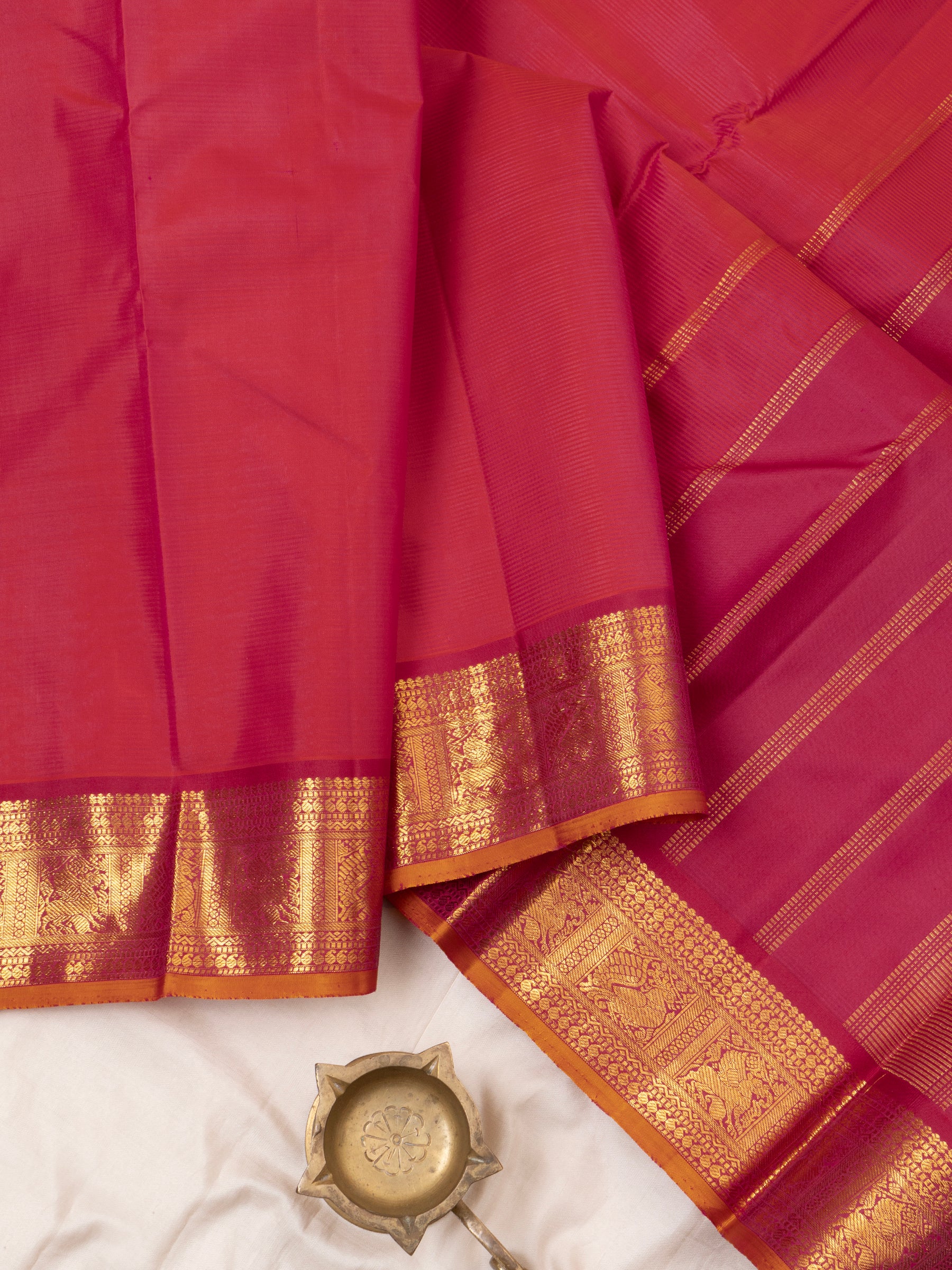 Pink annam pet /Arani Silk Saree CLSA9418