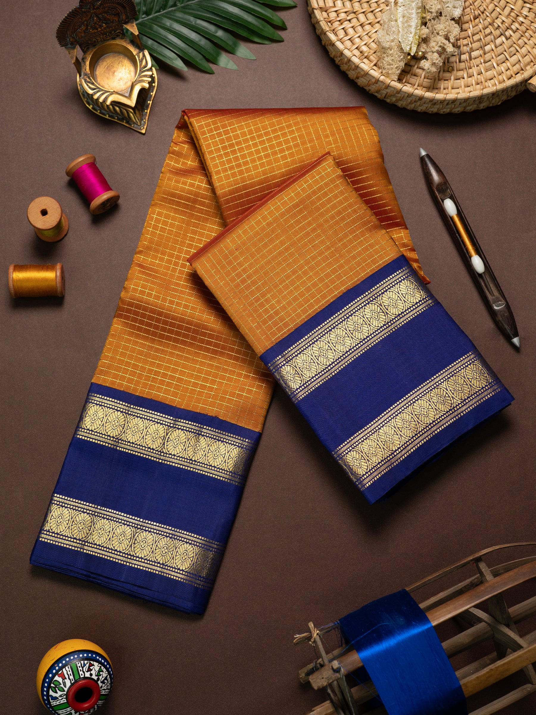 Vintage recreation Kanjipuram Silk Saree CLSA9873