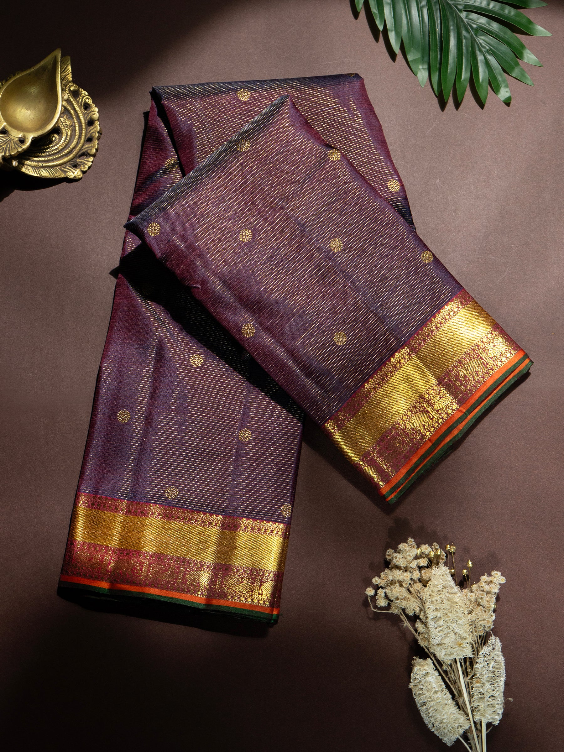 Jamun colour Vairaoosi / Kanjipuram Silk Saree CLSA8283