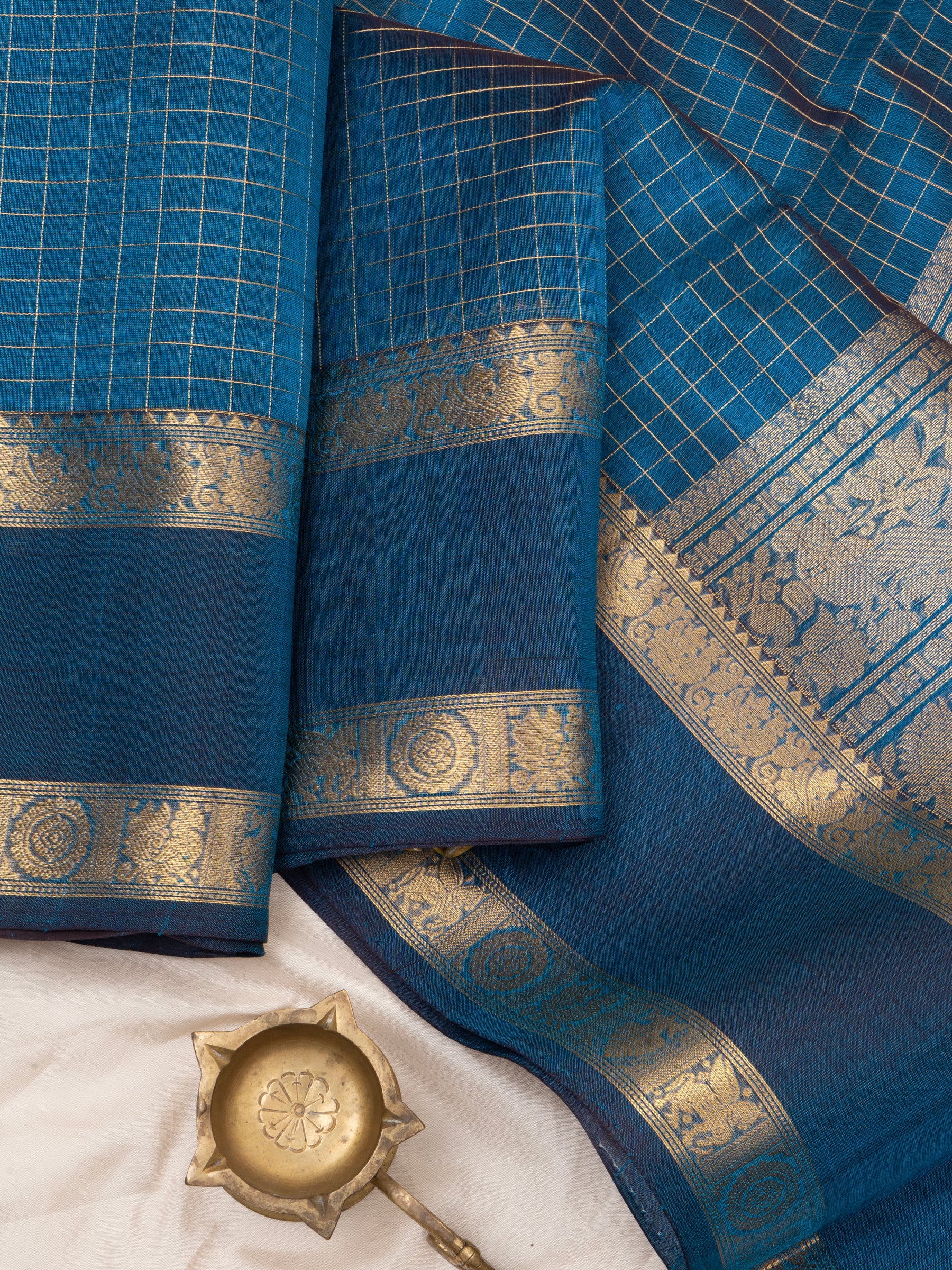 Rama green kattam / Silk Cotton Saree CLSA6615