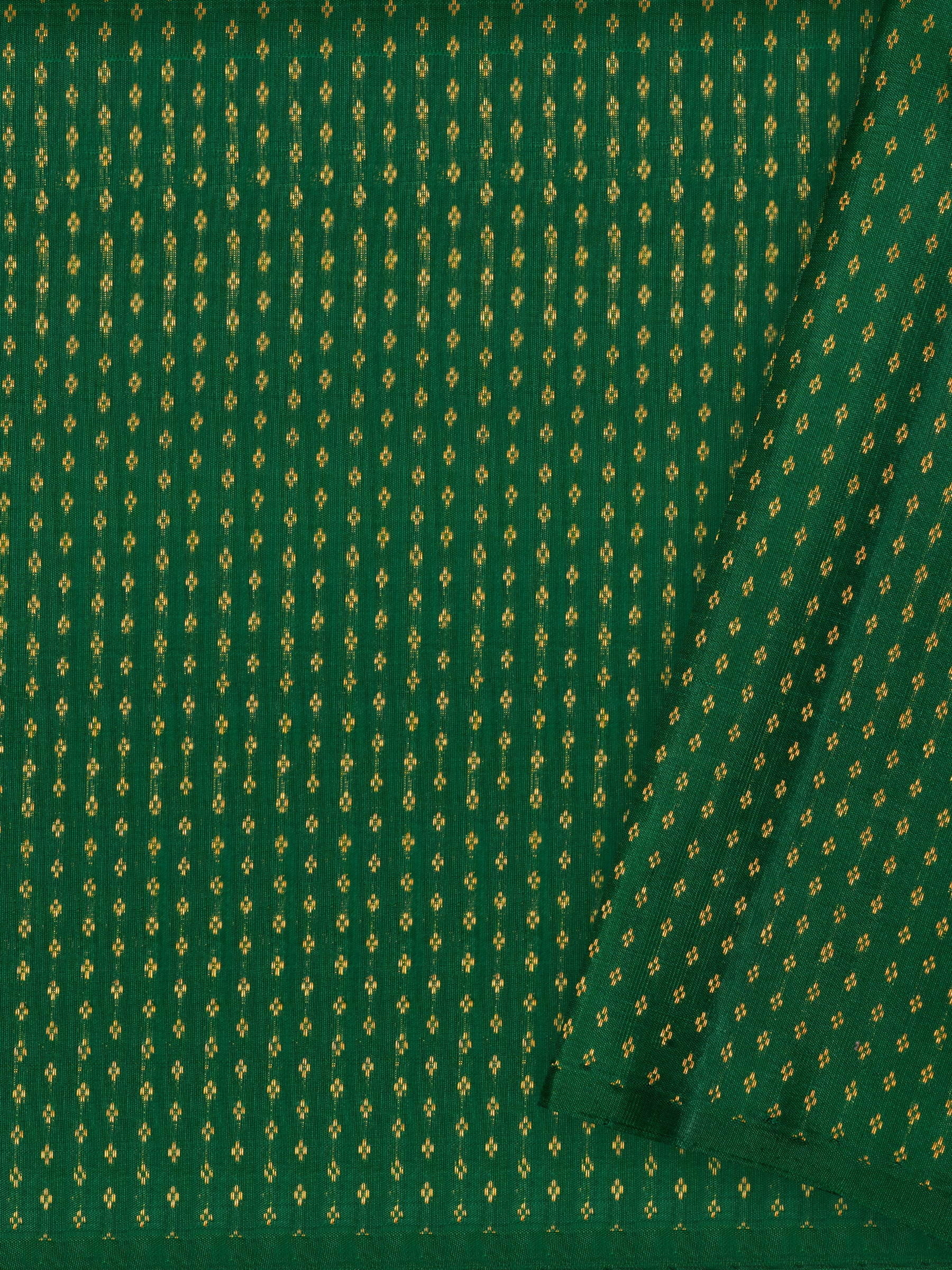 Green zari butta / Blouse fabric per m