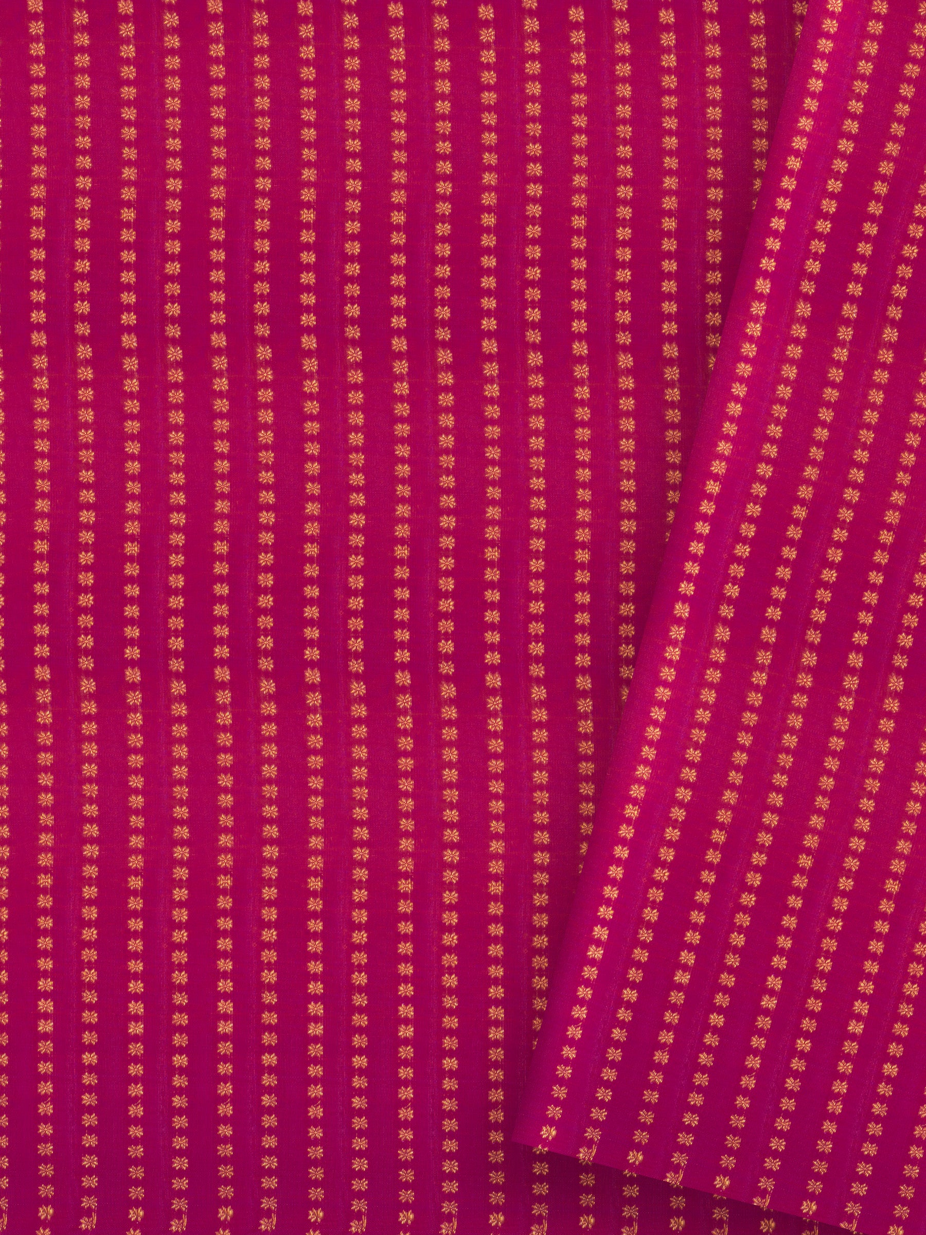 Pink zari butta / Blouse fabric