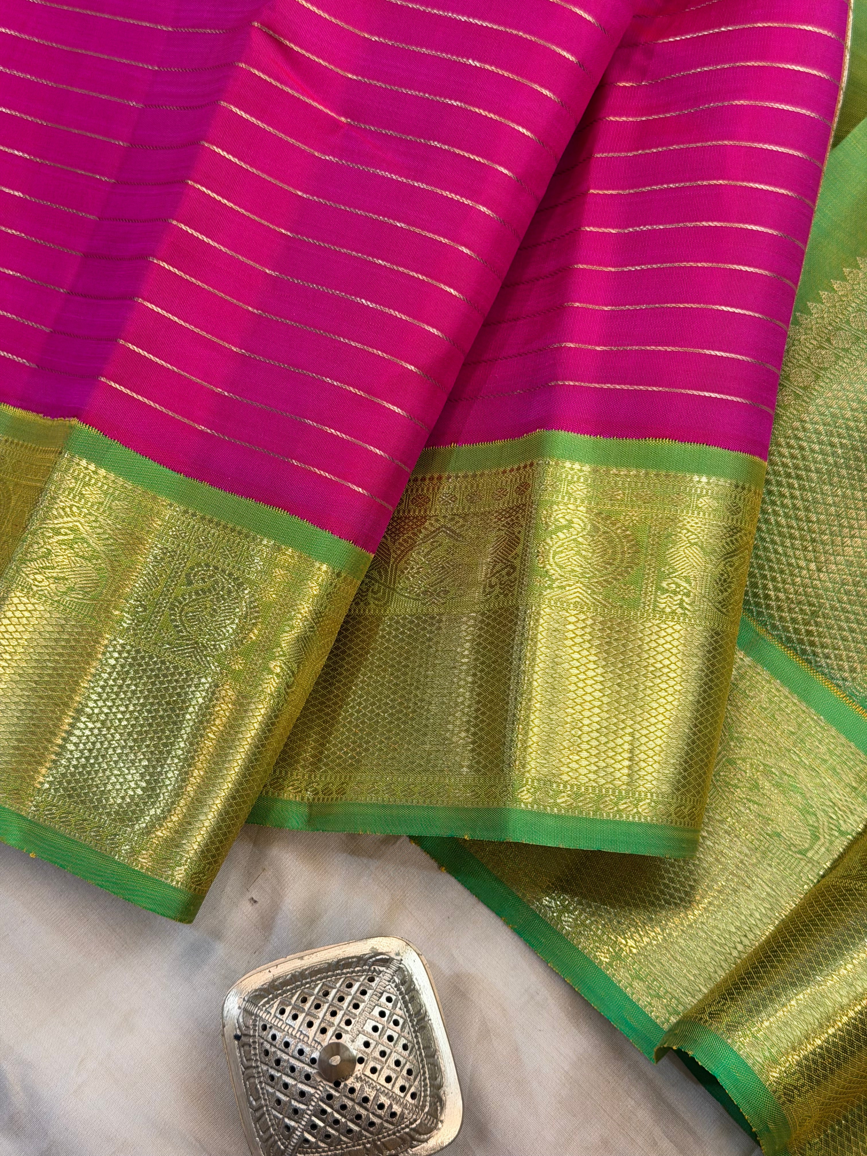 Veldhari Korvai / pure Kanjipuram silk
