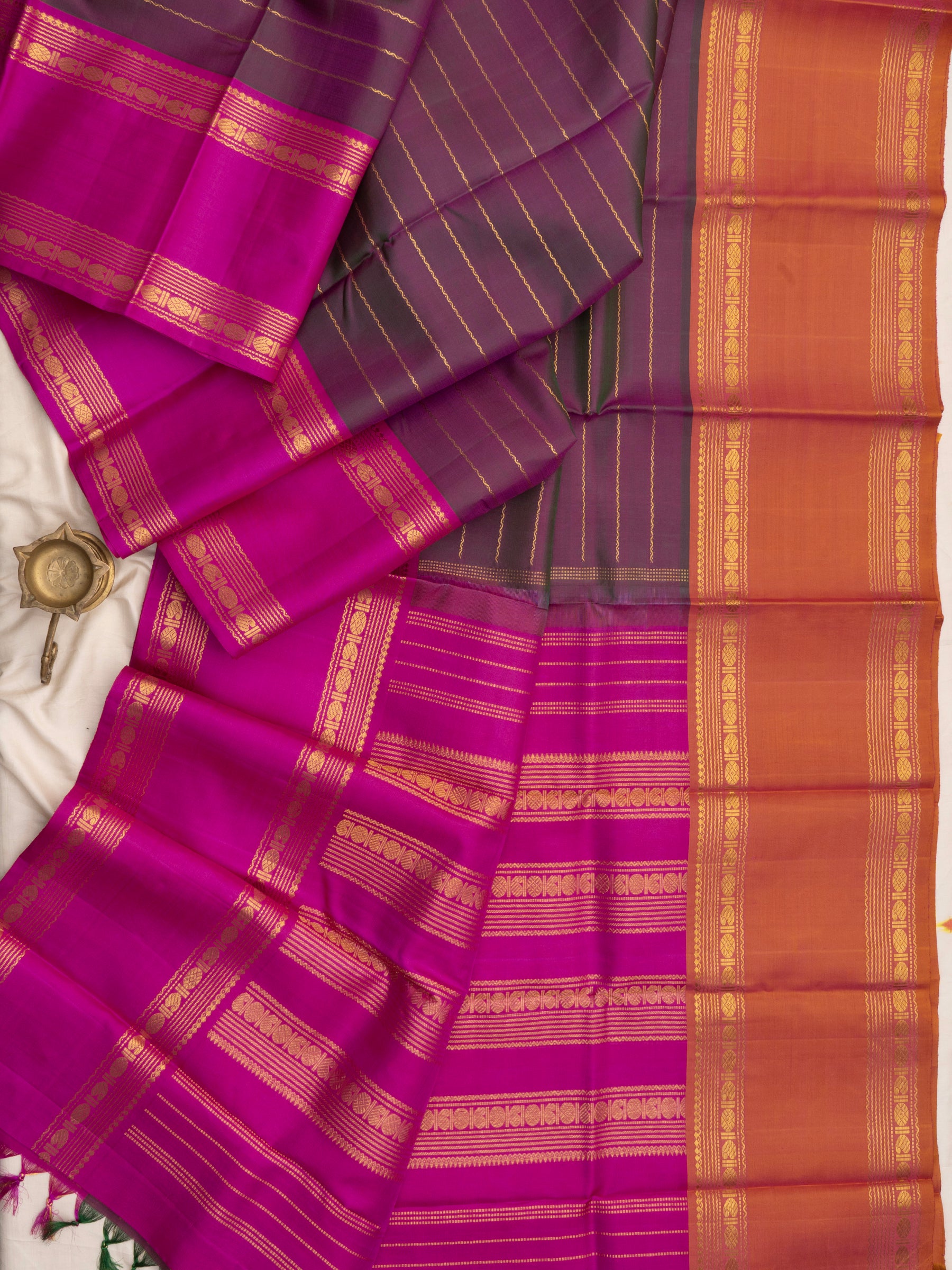 Veldhari Ganga Jamuna border/ Arani Silk Saree CLSA2539