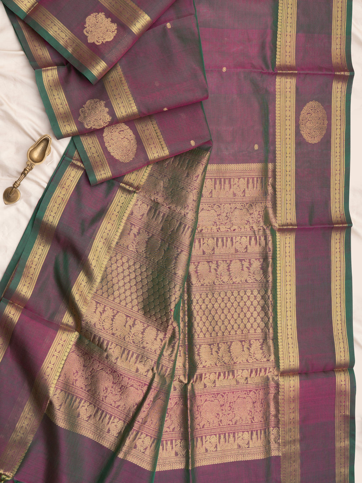 Manthulir butta/Silk Cotton Saree CLSA6620