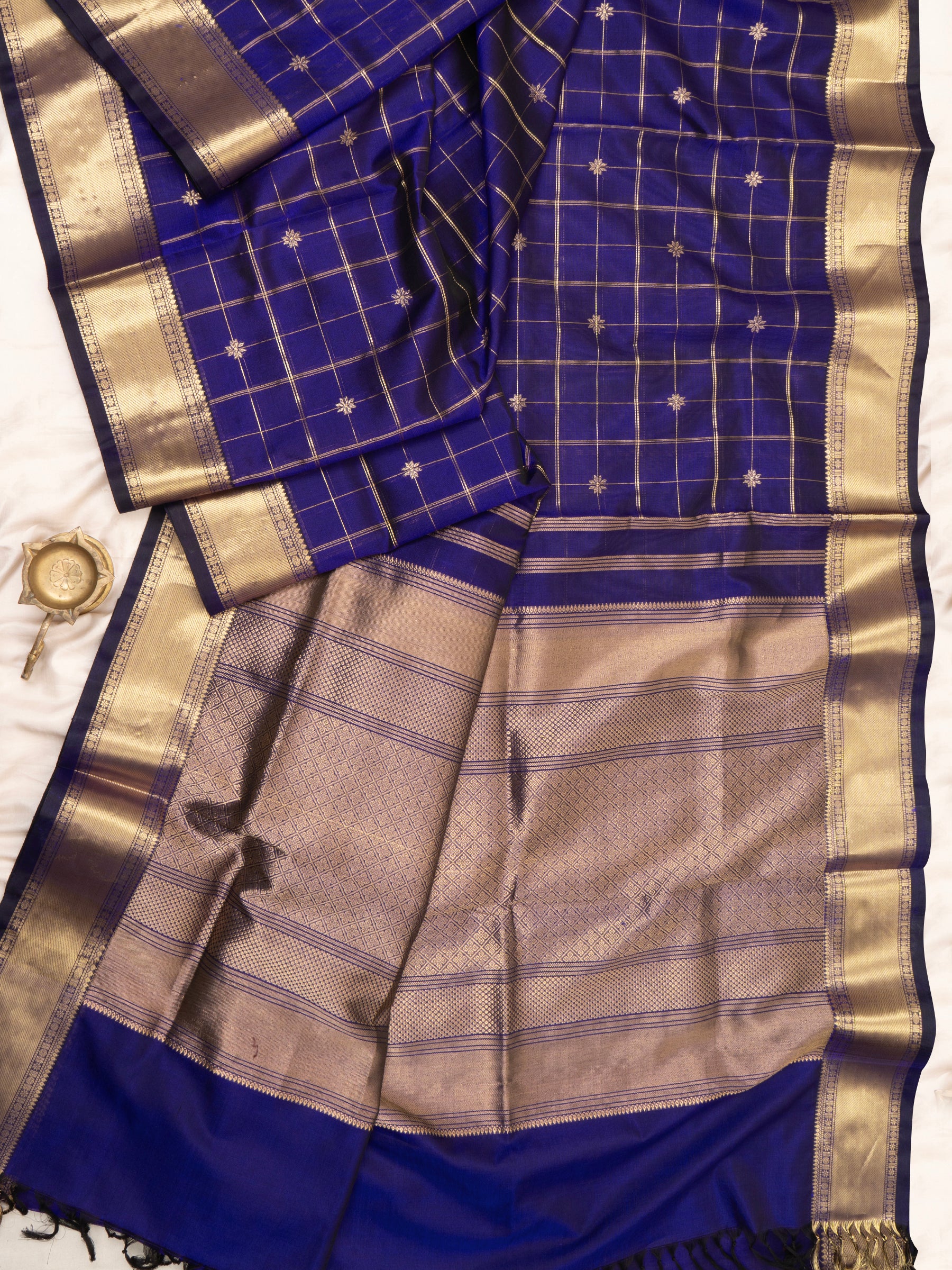 Purple kattam / Silk Cotton Saree CLSA8029