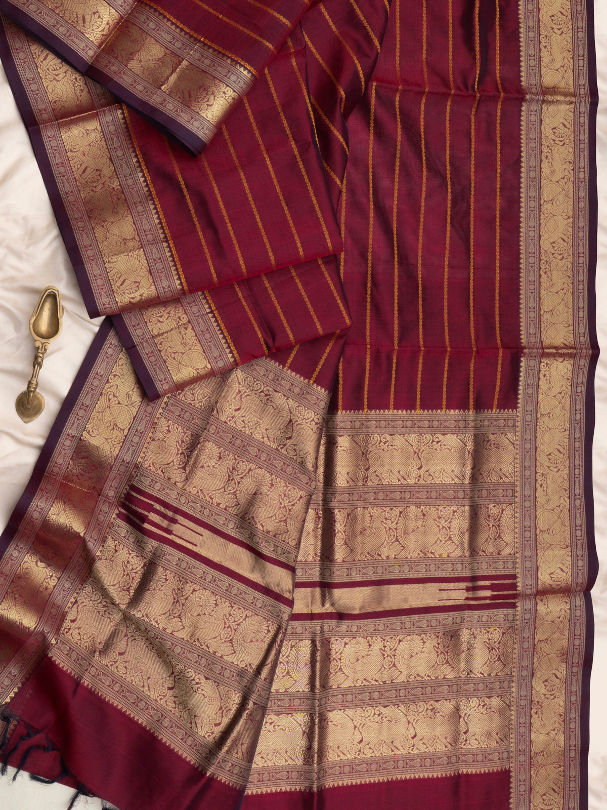 Araku veldari getti border / Silk Cotton Saree CLSA9569