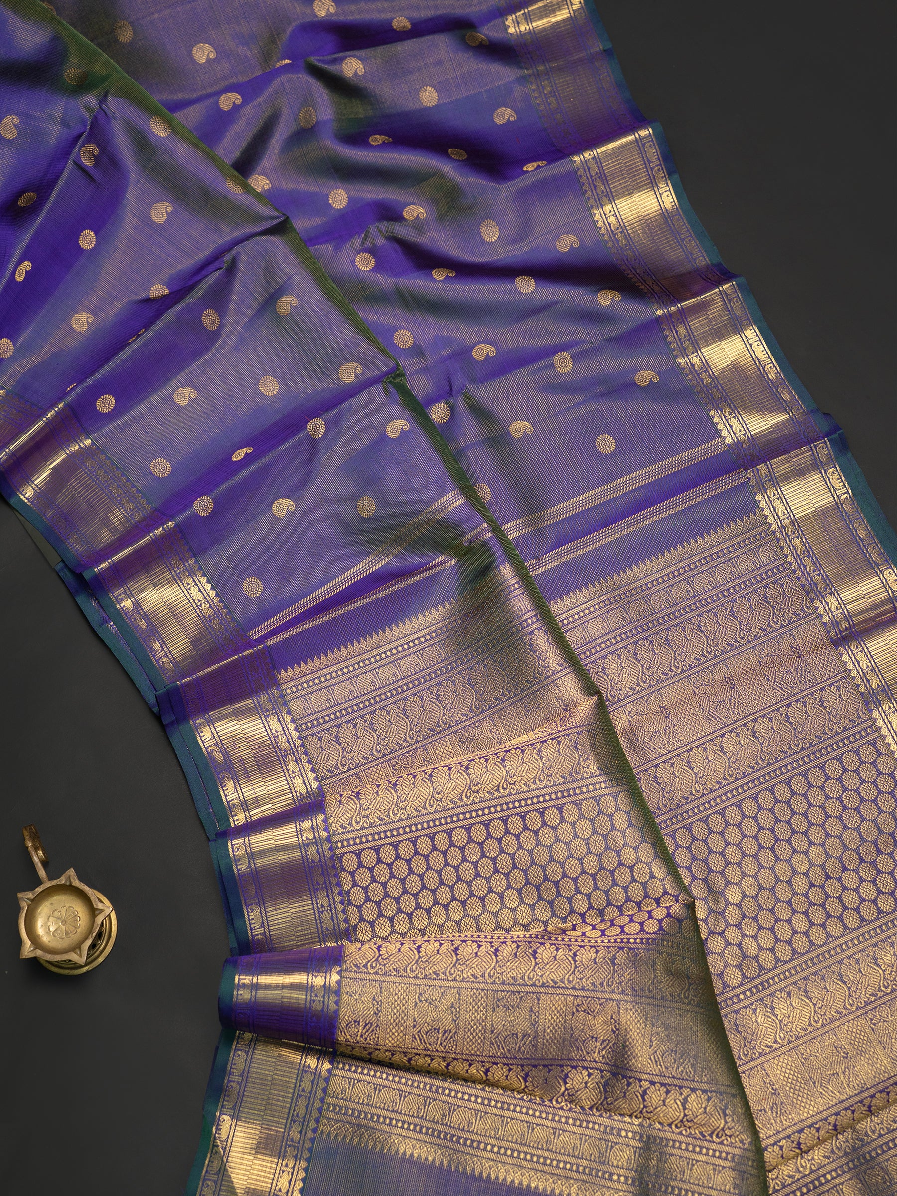 Mayilkazhuthu vairaoosi Kanjipuram Silk Saree CLSA9909