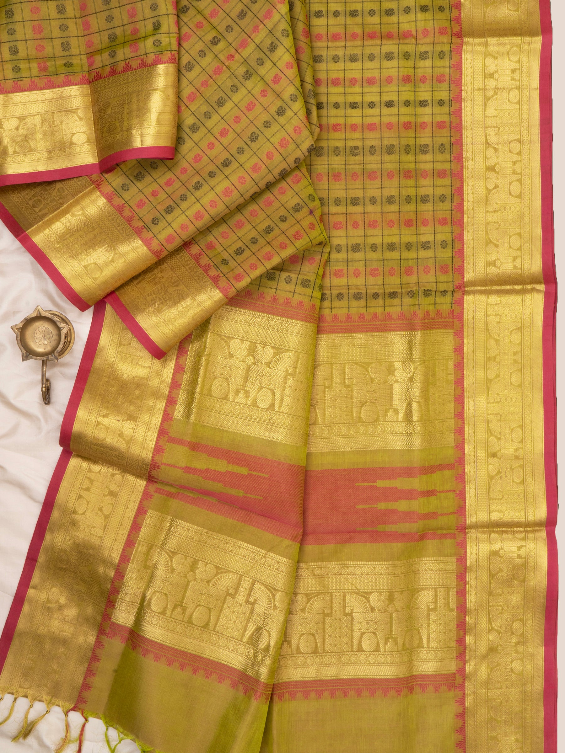 Silk Cotton Saree CLSA6654