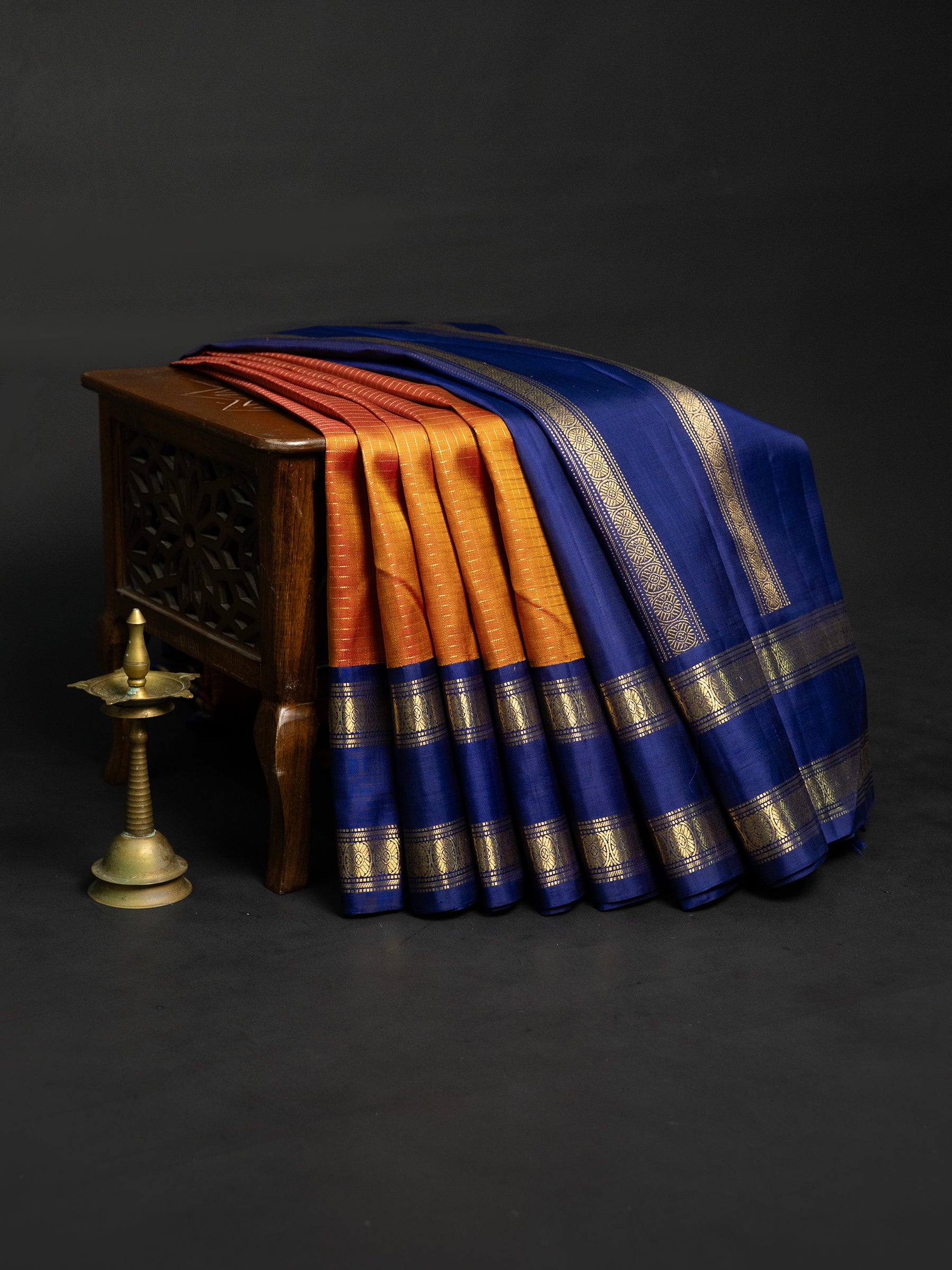 Vintage recreation Kanjipuram Silk Saree CLSA9873