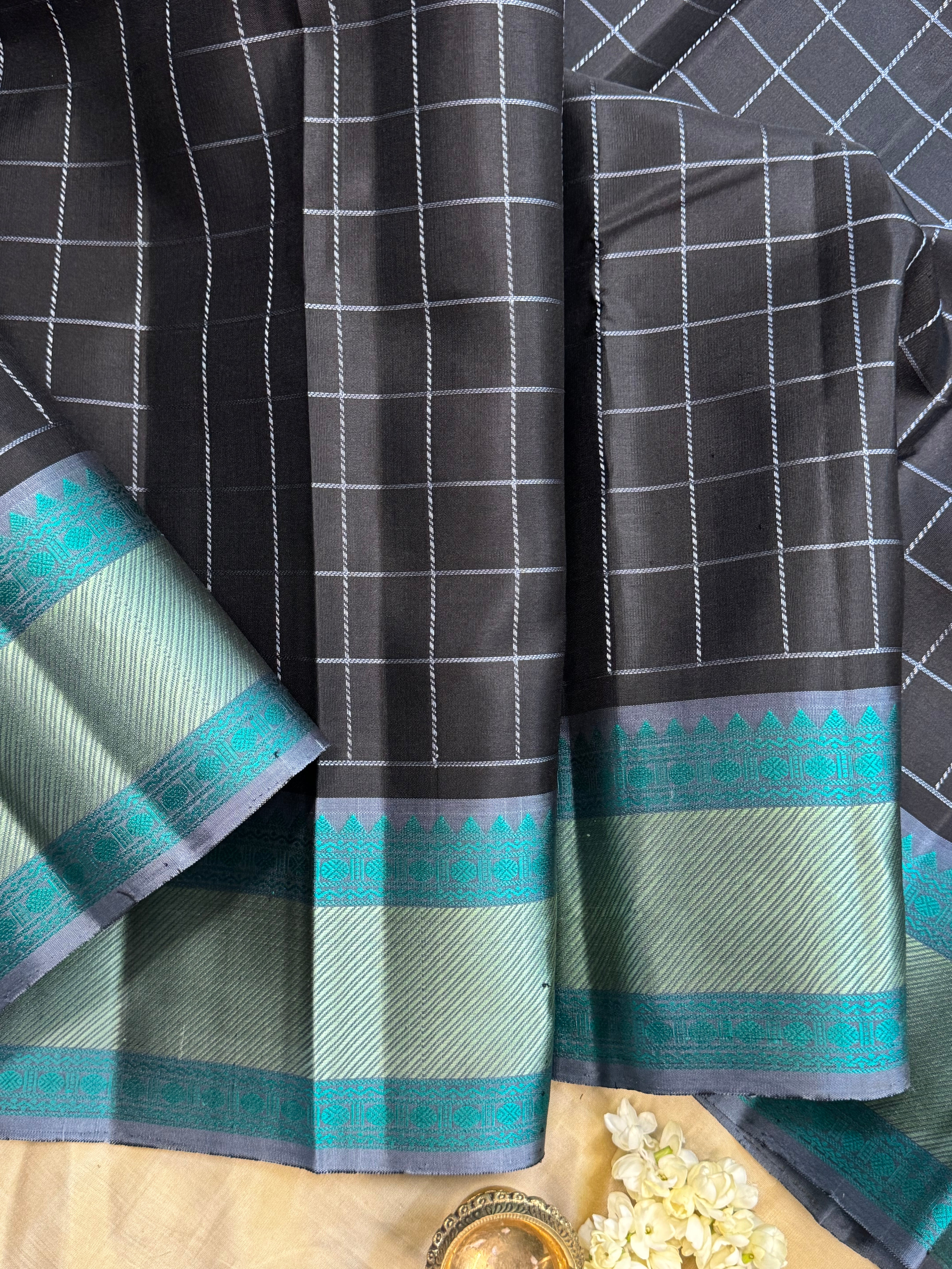 Black kattam / Varnangal soft silk
