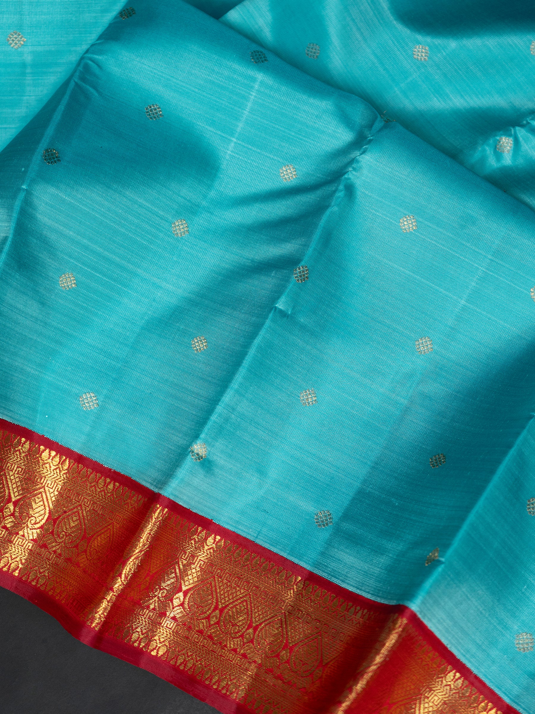 Alagu Aanadha blue korvai Kanjipuram Silk Saree CLSA10018