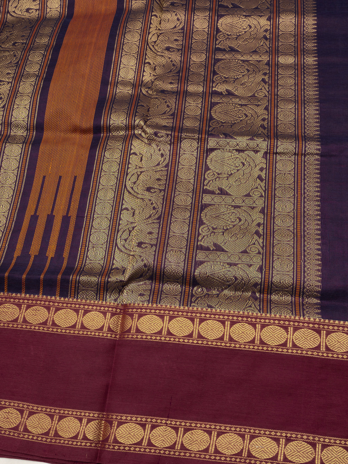 Blue veldhari /Silk Cotton Saree CLSA10191
