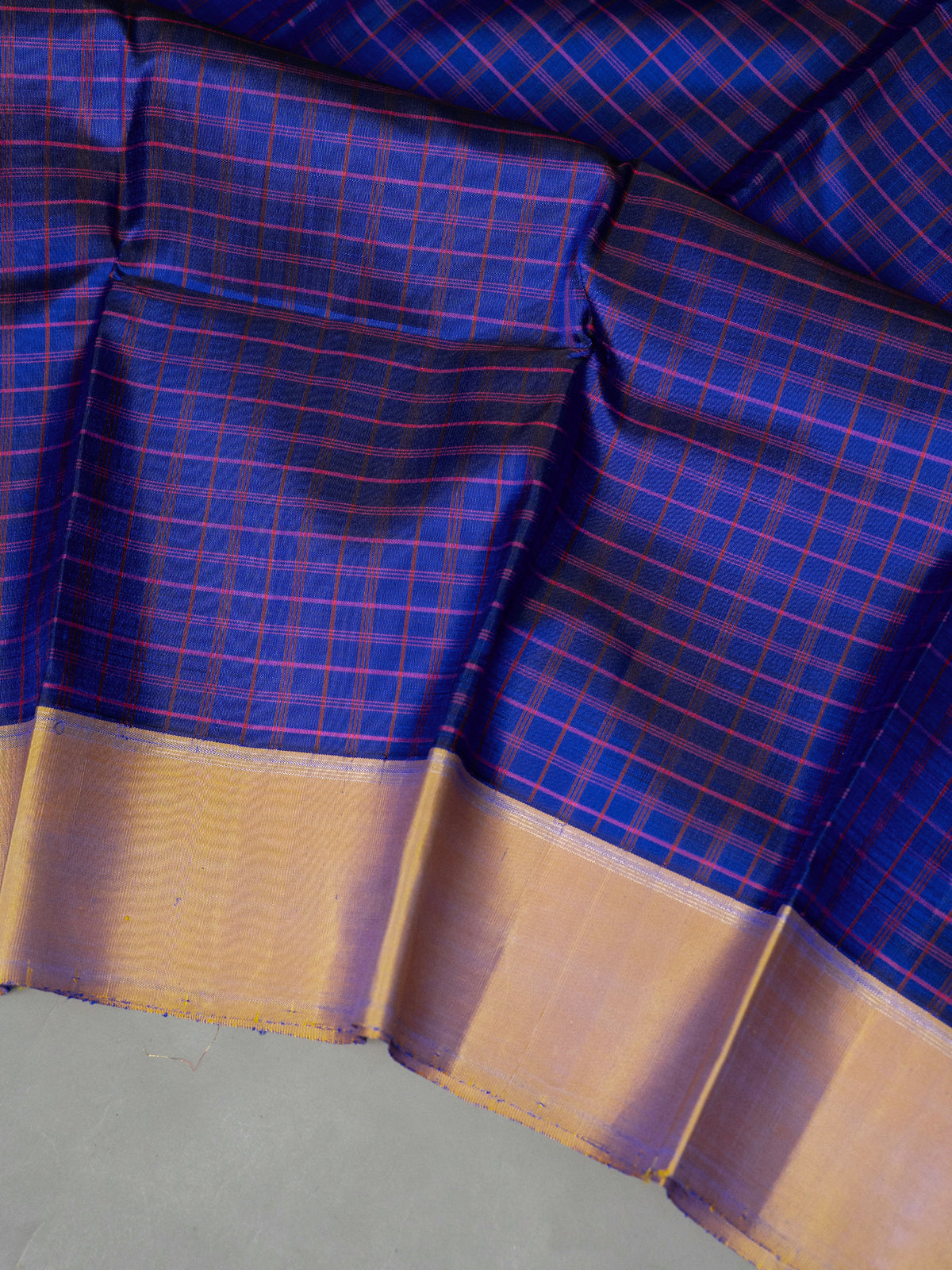 Chettinad kattam ganga Jamuna Kanjipuram Silk Saree CLSA10339