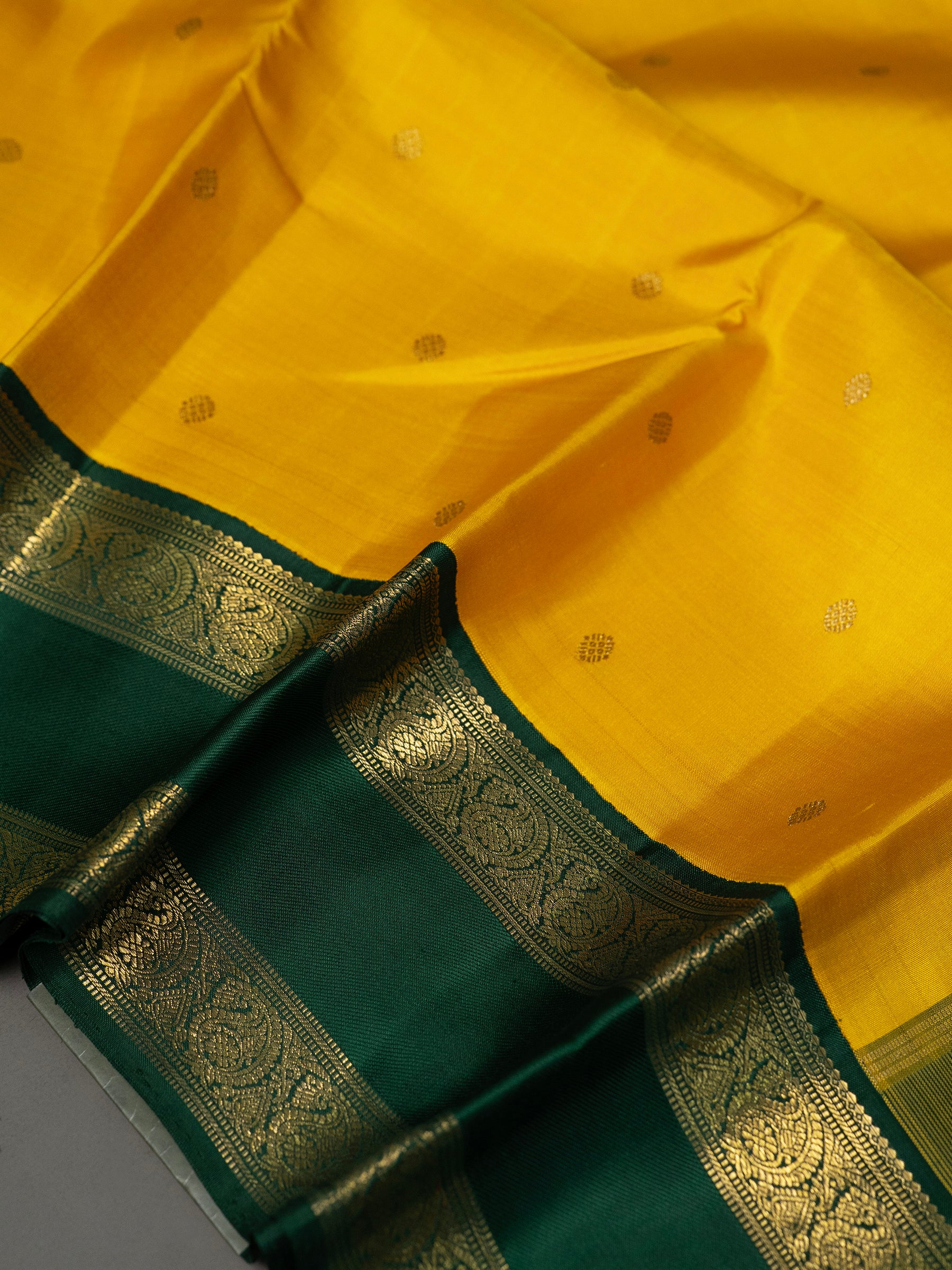 Yellow retta pet Kanjipuram Silk Saree CLSA10521