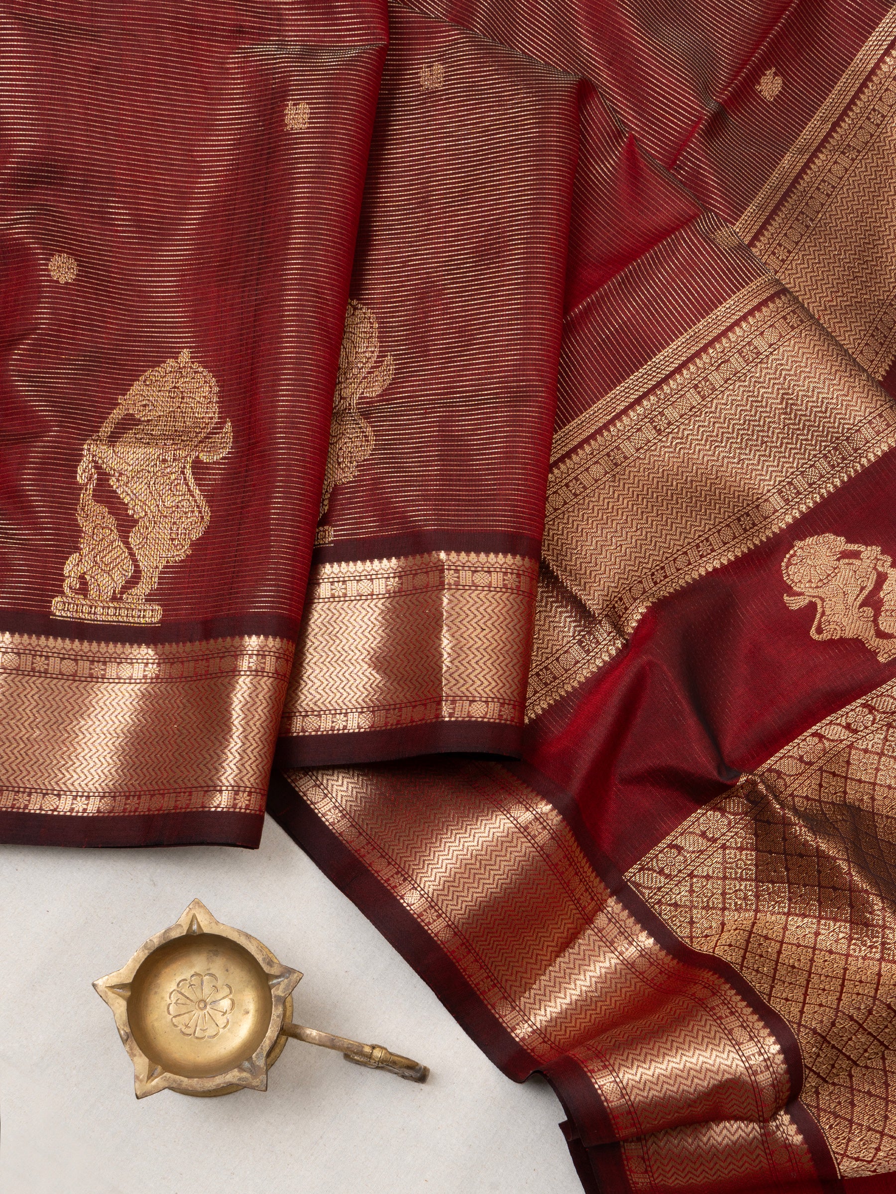 Araku yazhli bettu butta -  Premium Silk Cotton CHSA3442