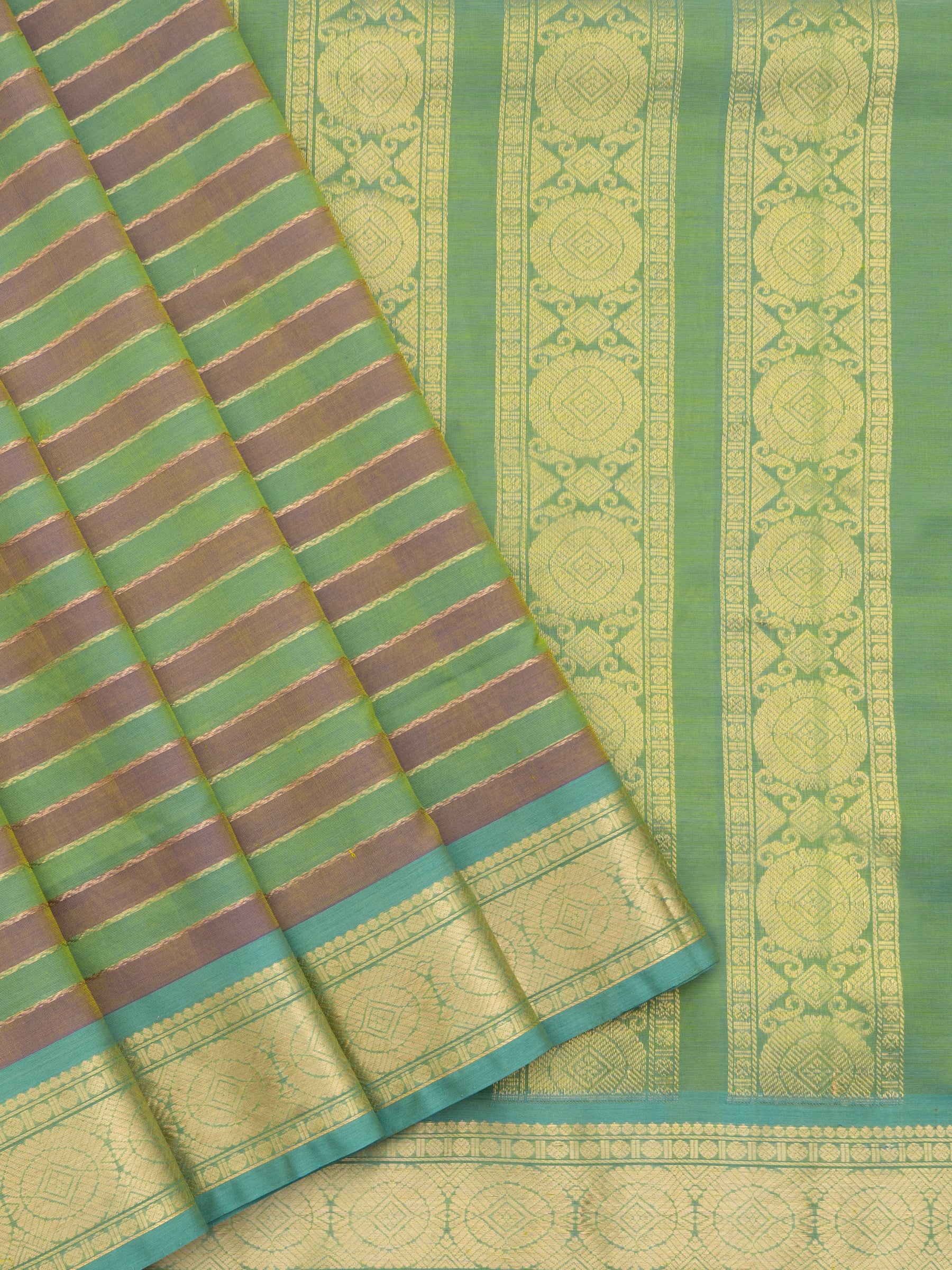 Pastel vintage veldhari/ Silk Cotton Saree CLSA8652