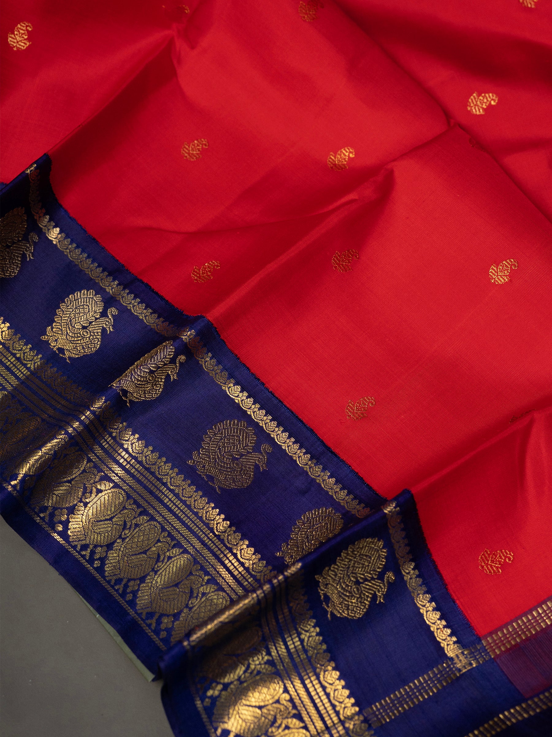 Red Korvai / Kanjipuram Silk Saree CLSA8990