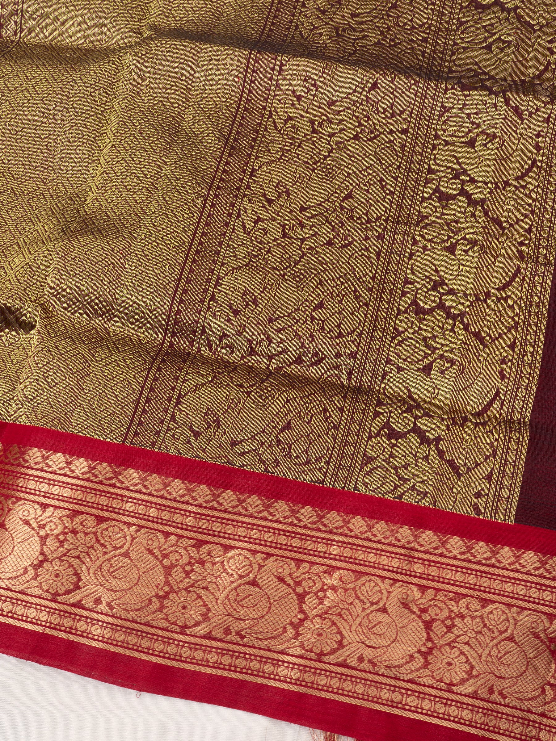 Araku kattam star butta / Silk Cotton Saree CLSA9718